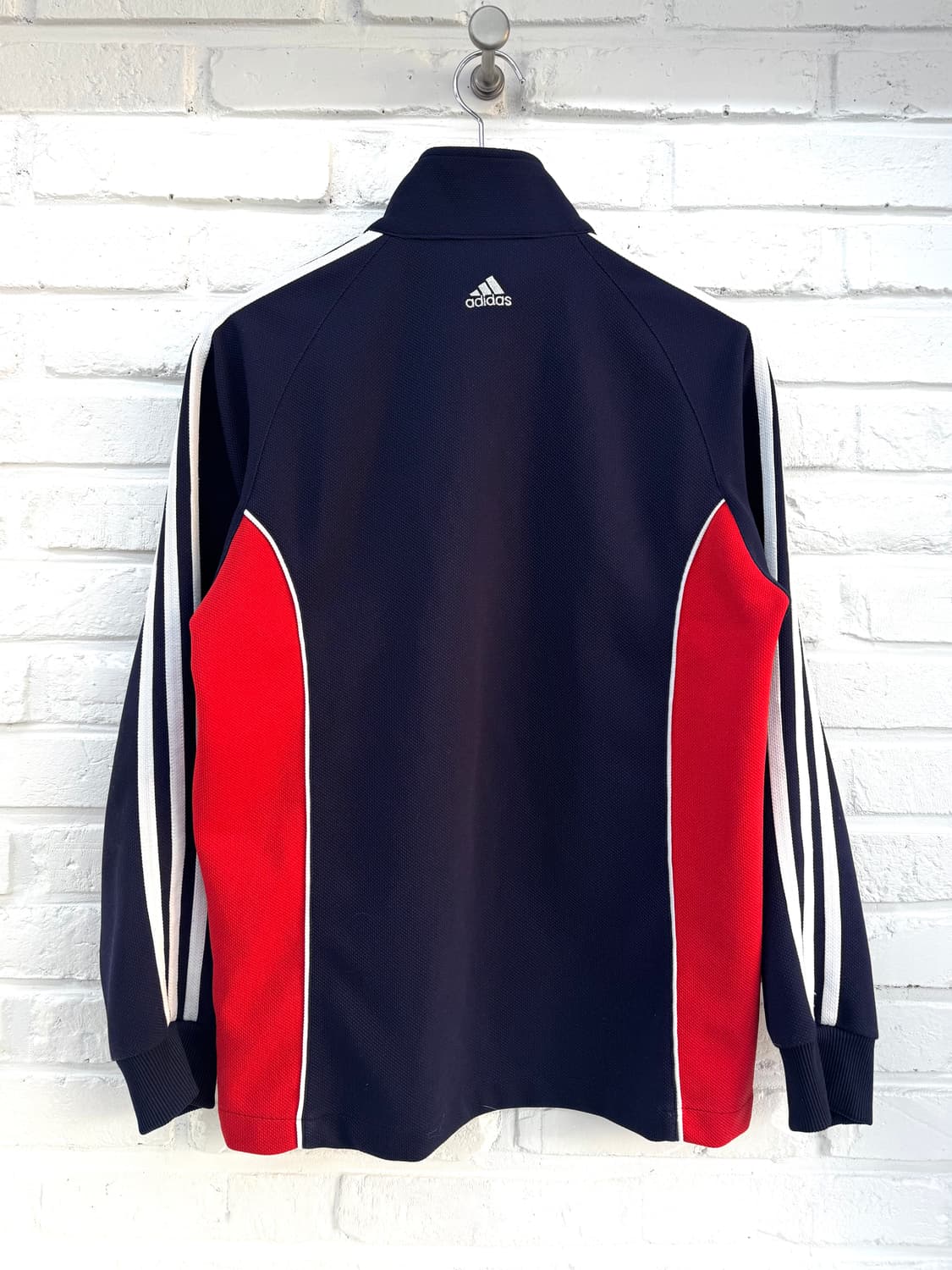 아디다스 블루 레드 배색 트랙탑 져지 상품이미지5