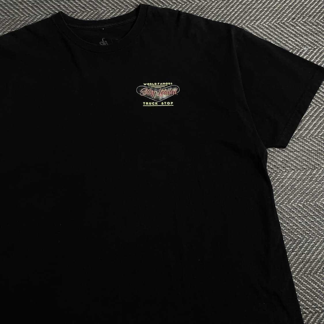 USA 빈티지 트럭 스탑 빅로고 반팔 티셔츠y 3778 상품이미지4