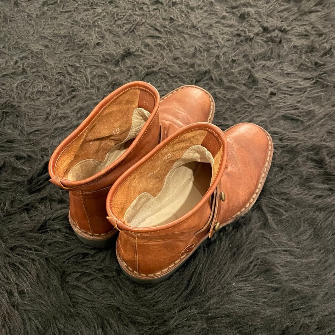 디젤 레더 앵클 부츠 상품이미지3