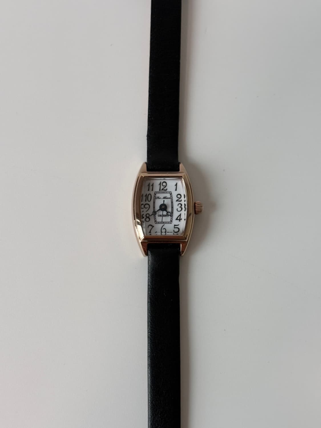 1990s Arabic Rose Gold Mini Tank Quartz 상품이미지1