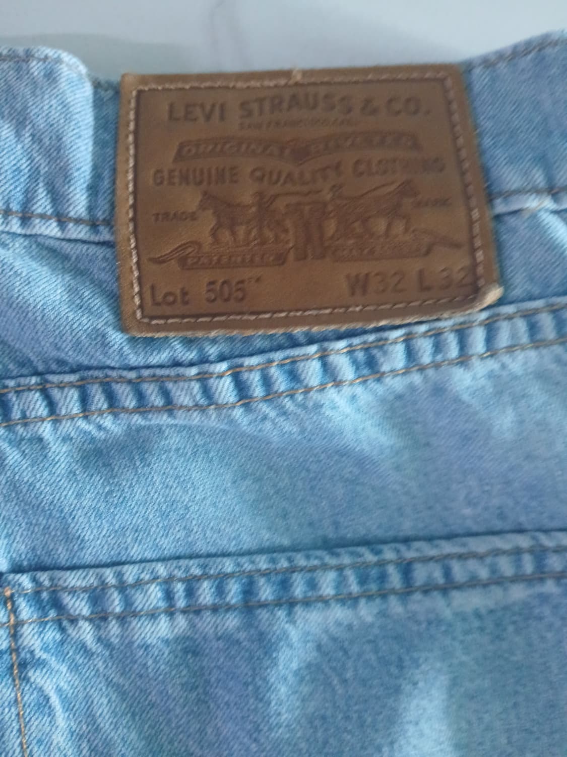 리바이스 lot 505 청바지 데님 상품이미지3