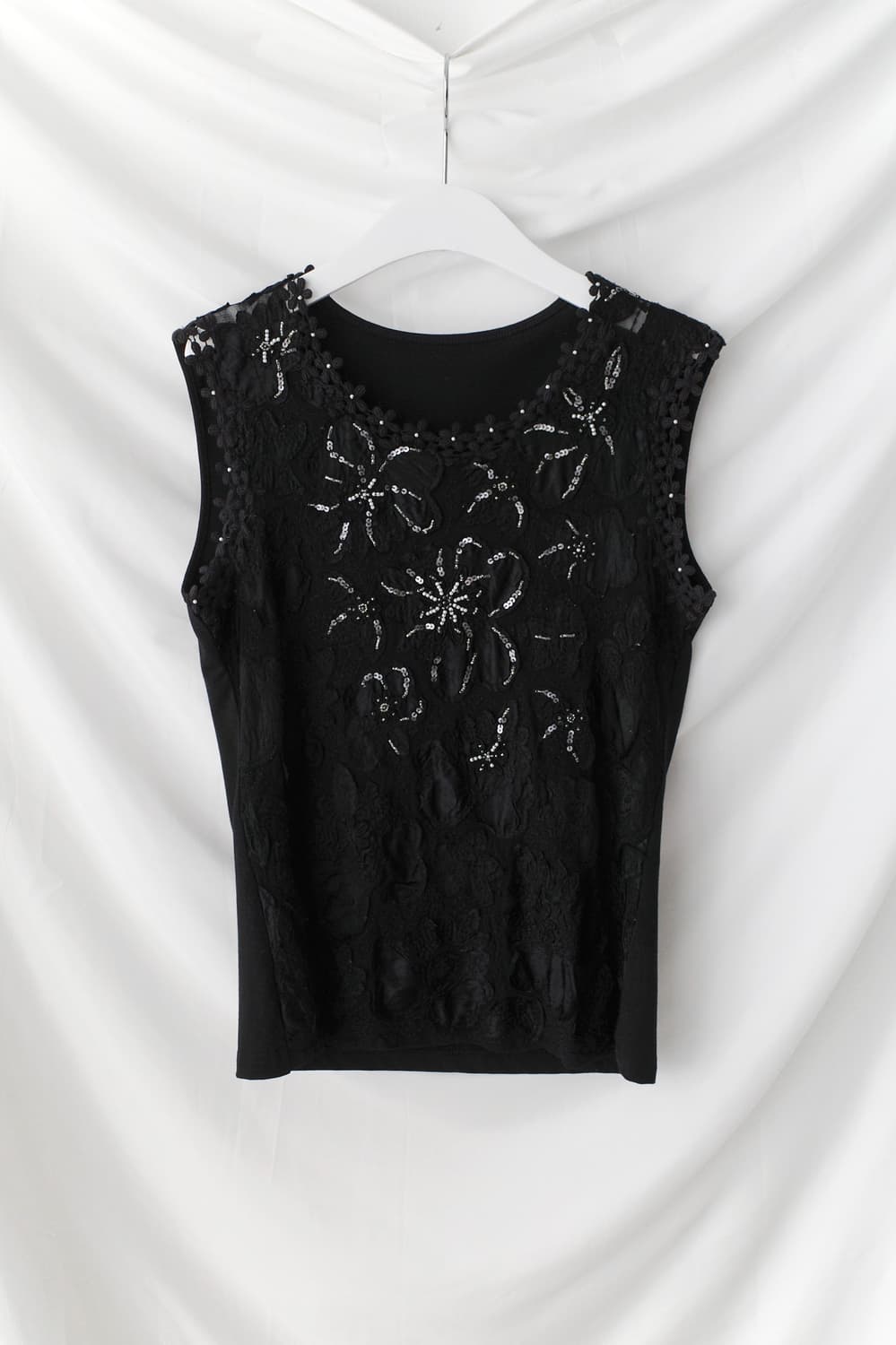 flower beads sleeveless 상품이미지1