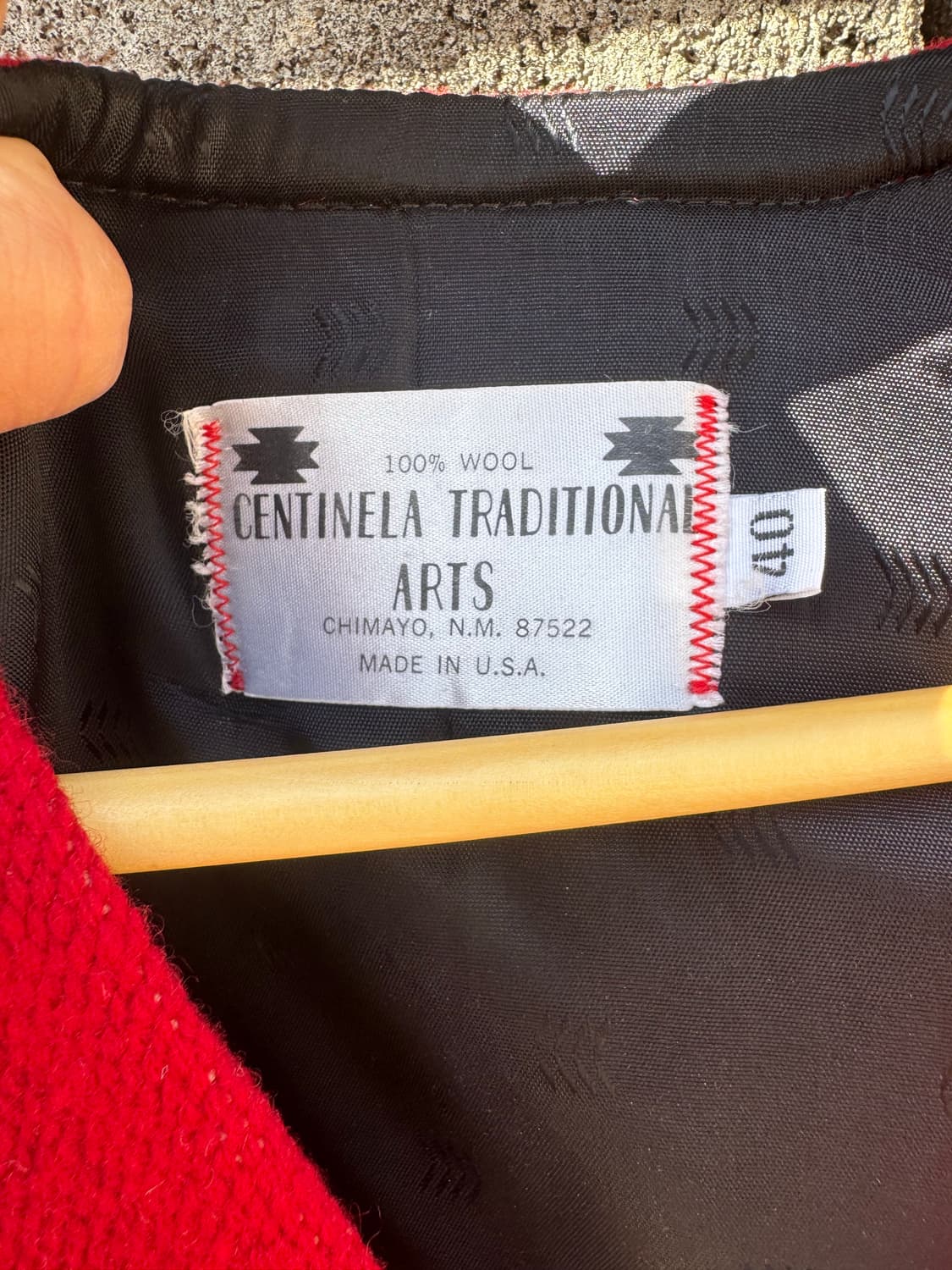90s 센티넬라 빈티지 핸드 우븐 울 웨스턴 오르테가 치마요 베스트 조끼 상품이미지6