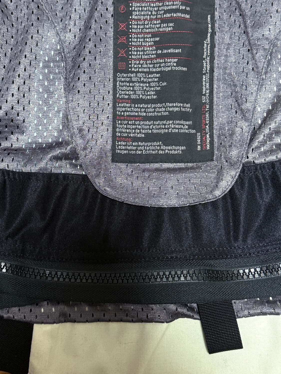 TEKNIC 모토 레더 자켓 / 가죽 라이딩 자켓 (USA 08) 상품이미지9