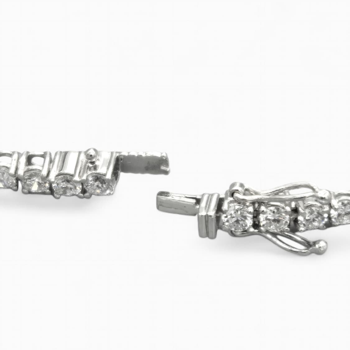 2부 랩다이아 18K 화이트골드 테니스팔찌 상품이미지7