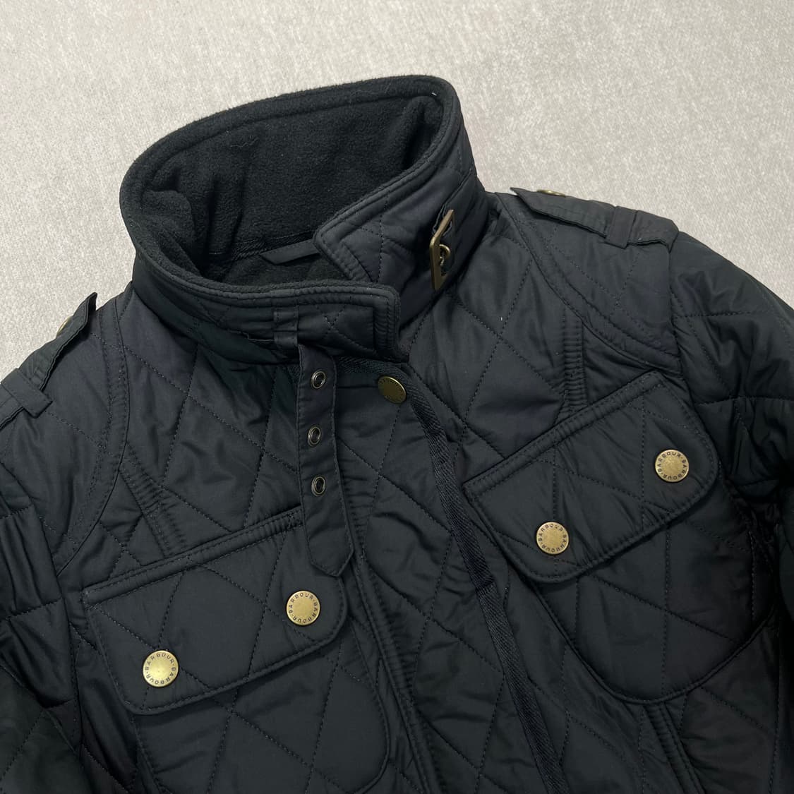 W 95 바버 인터네셔널 퀄팅 벨티드자켓 상품이미지2