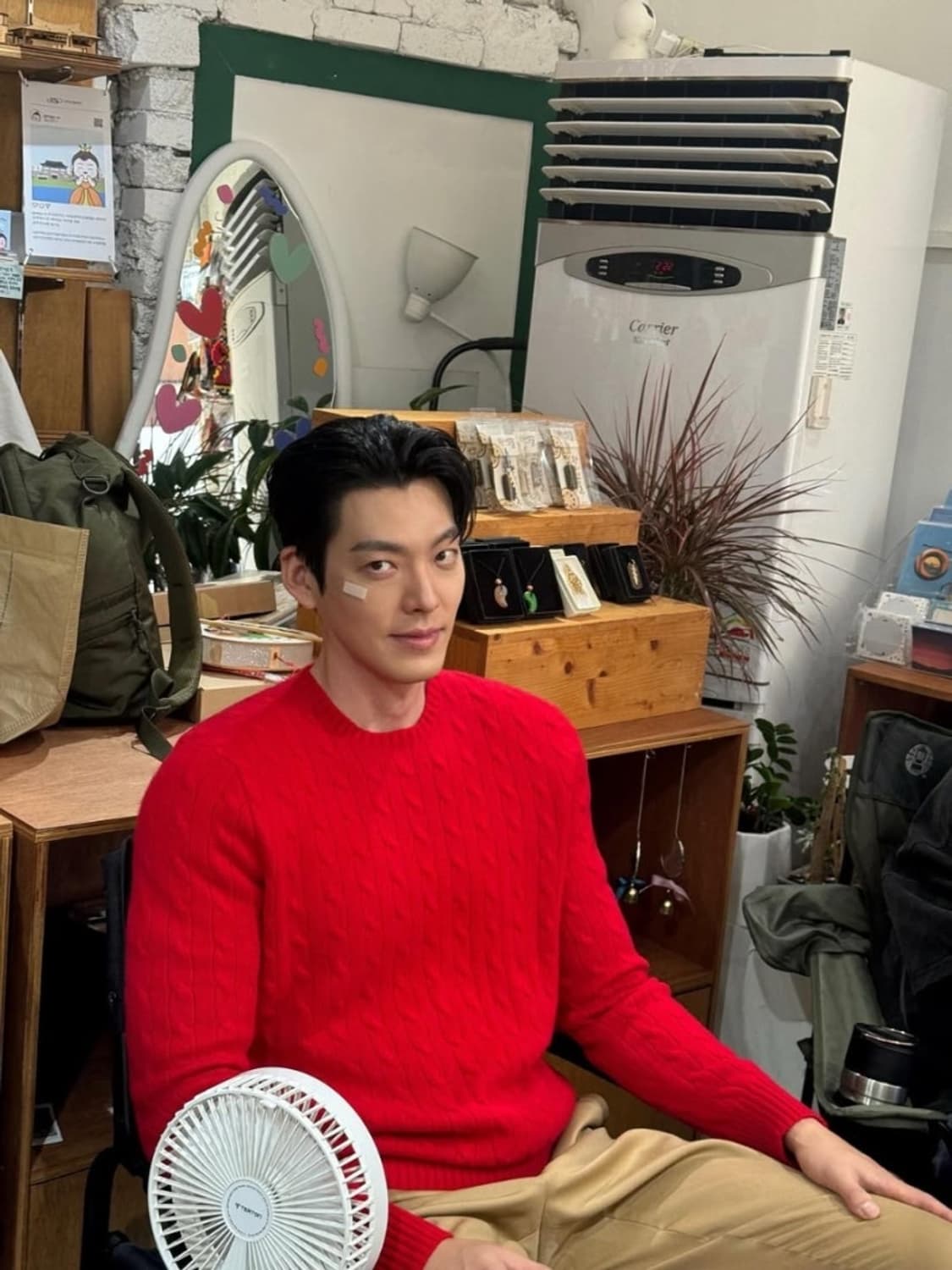 랄프로렌 퍼플라벨 캐시미어 레드 니트 새상품 상품이미지1