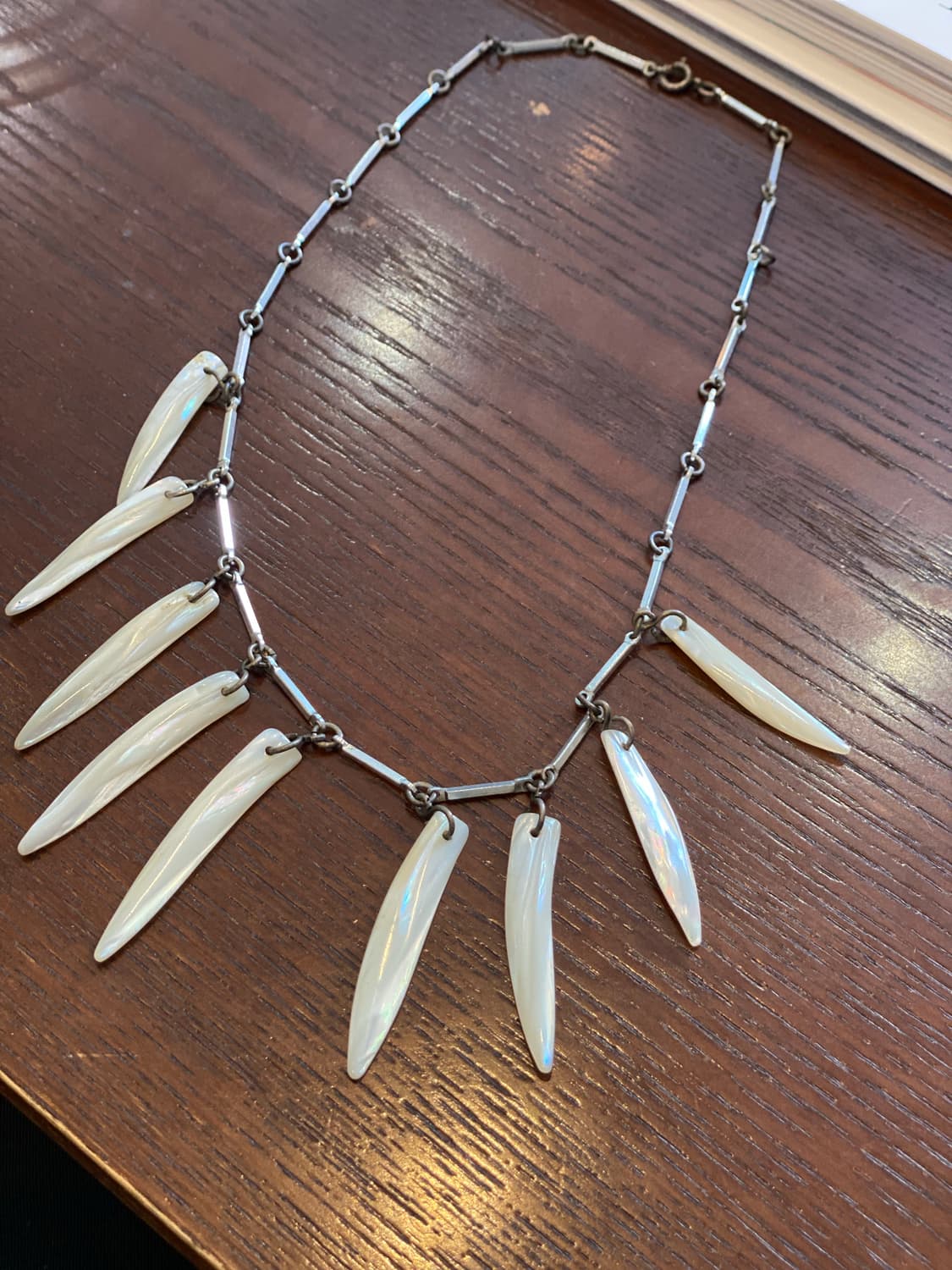 일본 빈티지 자개 쉘 목걸이 주얼리 악세사리 도매 상품이미지5