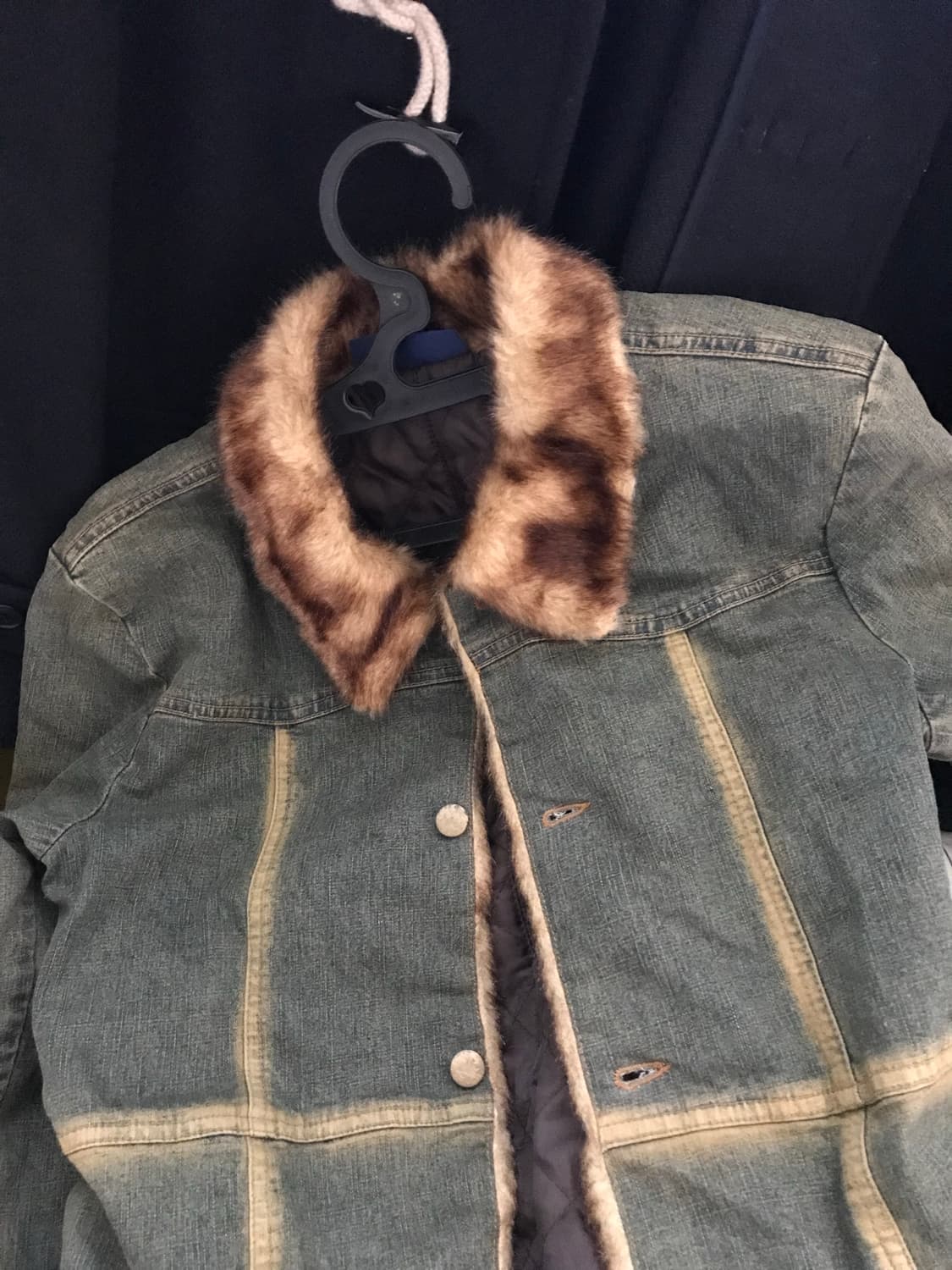 빈티지데님 퍼자켓 상품이미지2