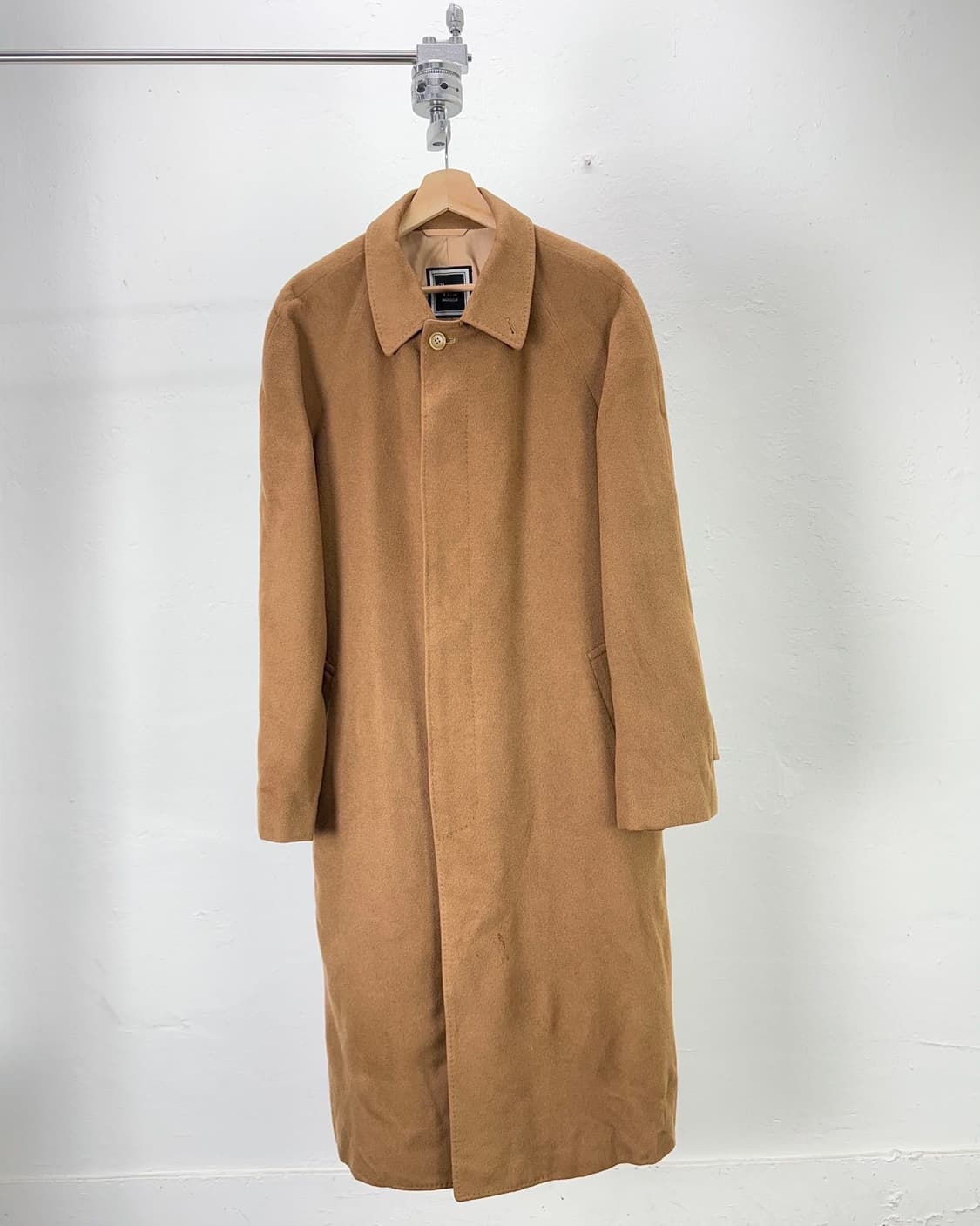 크리스찬 디올 무슈 카멜 퓨어 울 발마칸 롱 코트 상품이미지1