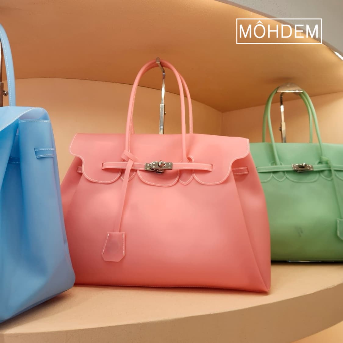 젤리 버킨백 키키 실리콘 pvc가방 상품이미지5