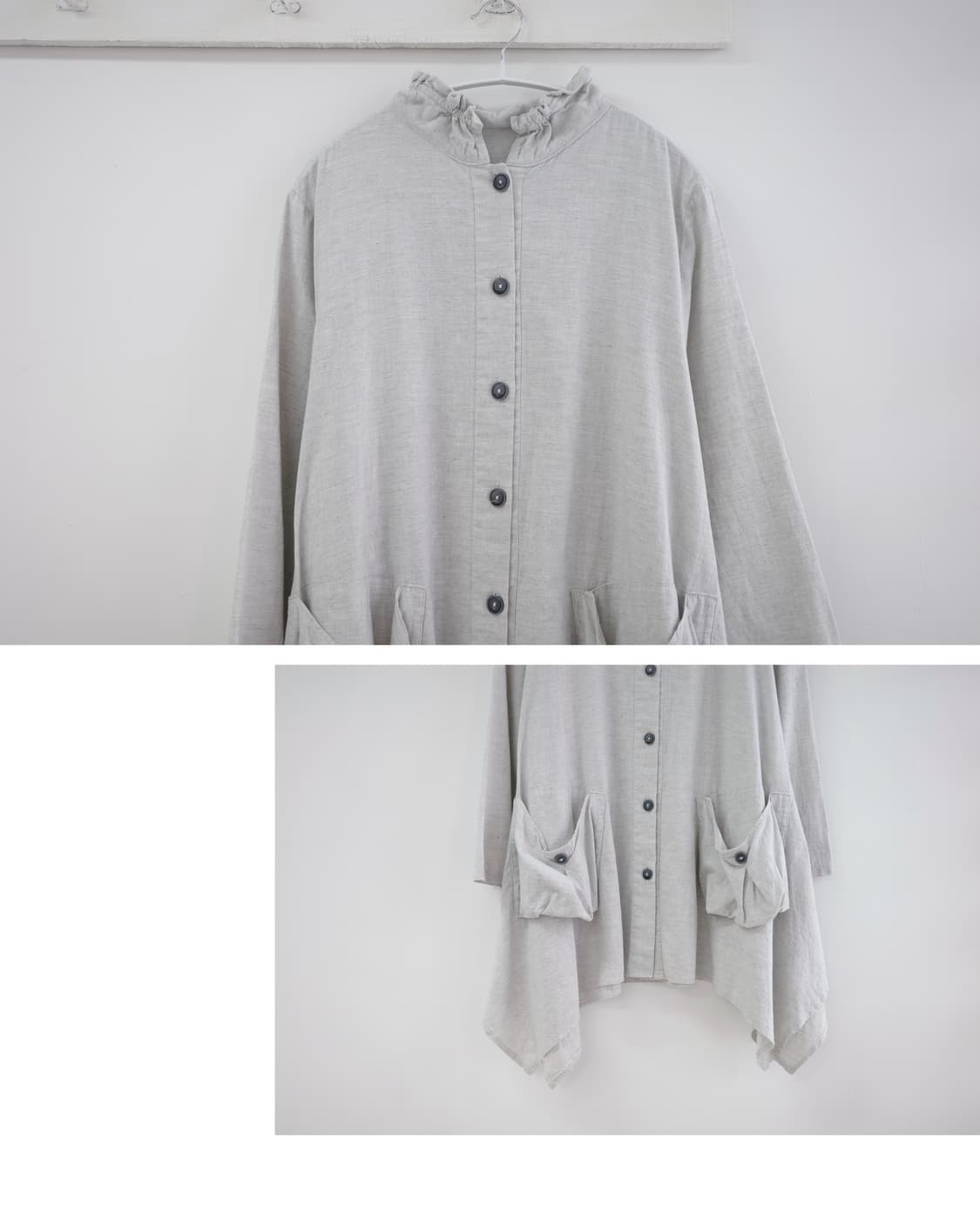  Unbalance light grey one-piece 상품이미지4