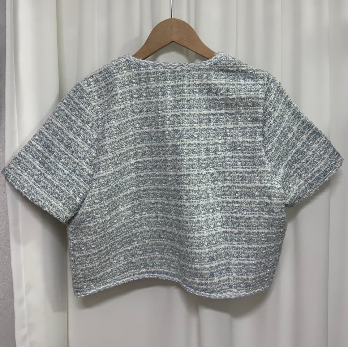 파프리카 반팔 트위드 자켓 상품이미지6