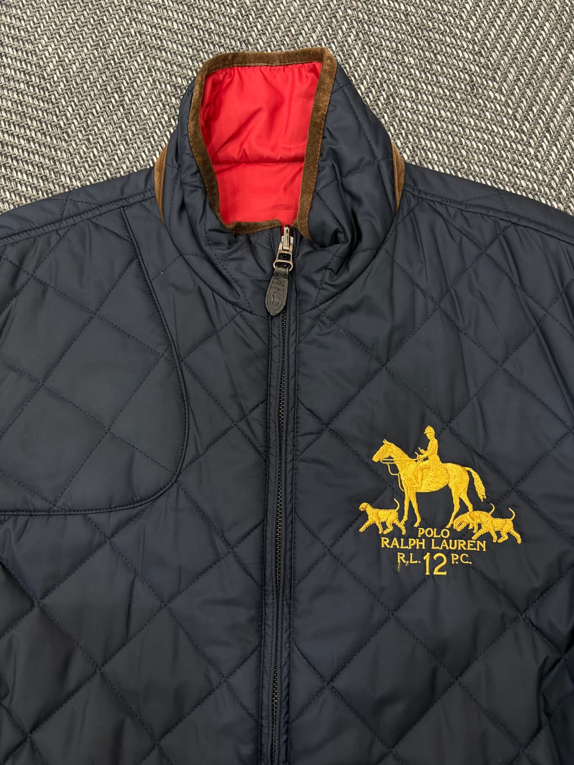 폴로랄프로렌 경량패딩 네이비 양면m 상품이미지2