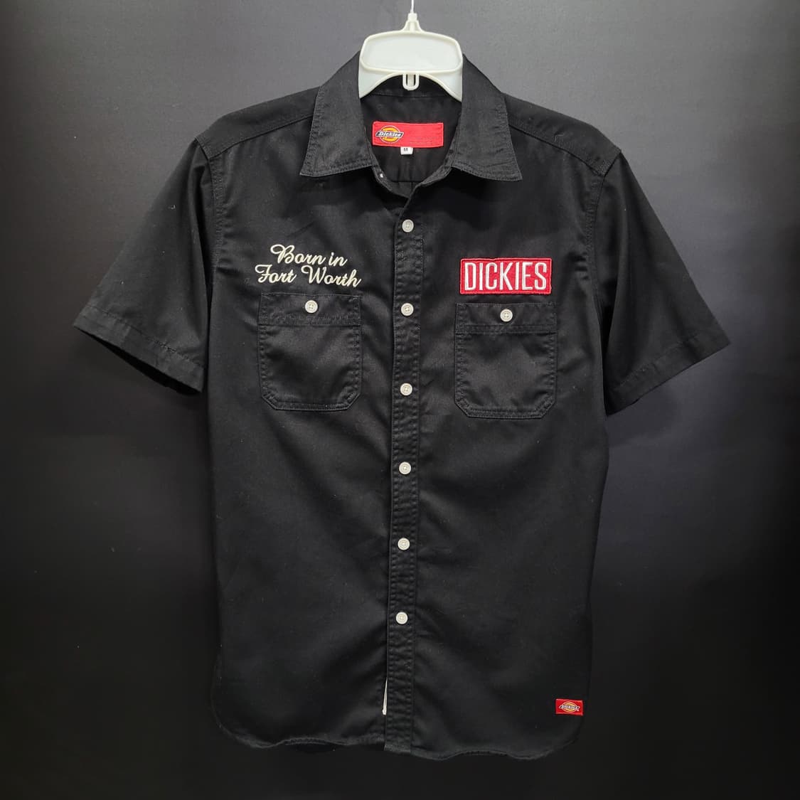 DUCKIES 디키즈 와팬 자수로고 워크셔츠 상품이미지1