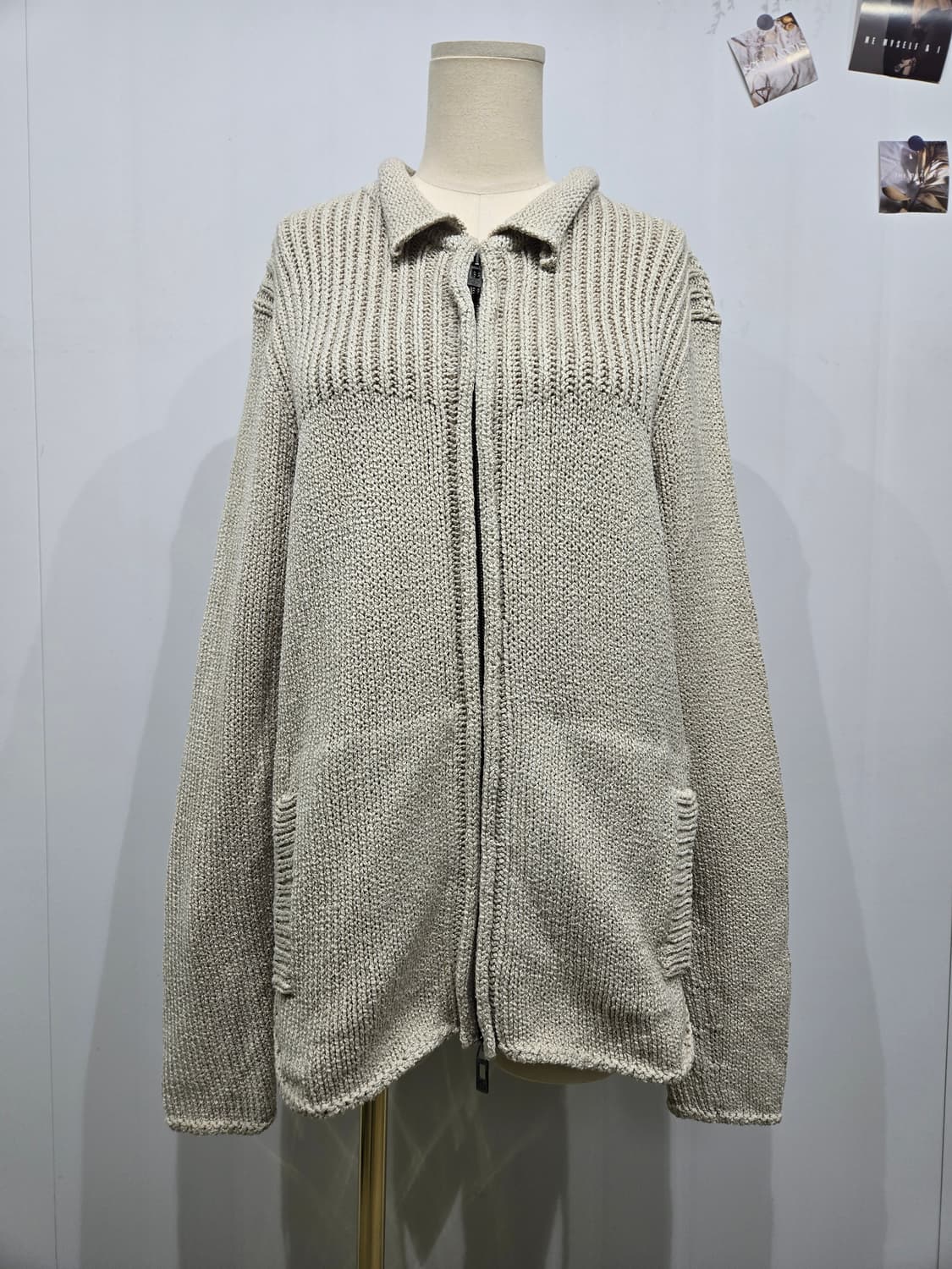 조르지오 아르마니 니트 집업 가디건 상품이미지3