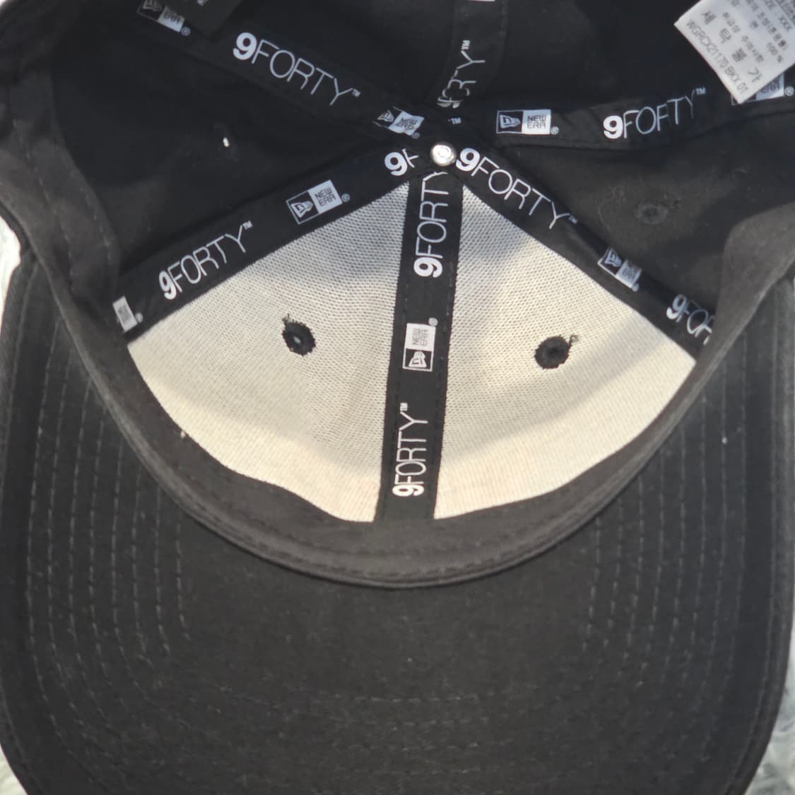L8-6:WAACx뉴에라 9FORTY 골프캡 블랙 오렌지(약 56-59 상품이미지7