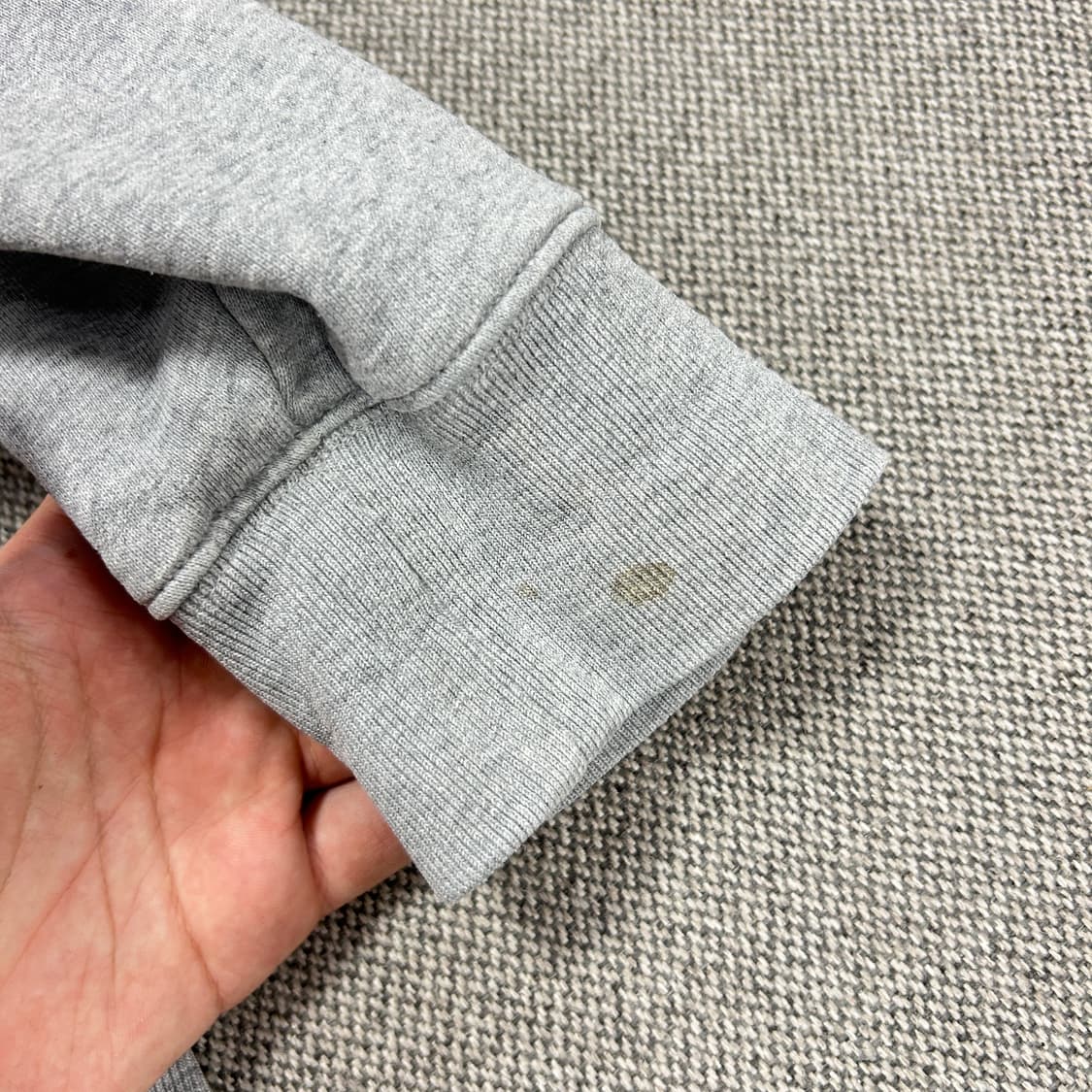 스투시 스탁 자수로고 그레이 후드(XL) 상품이미지6