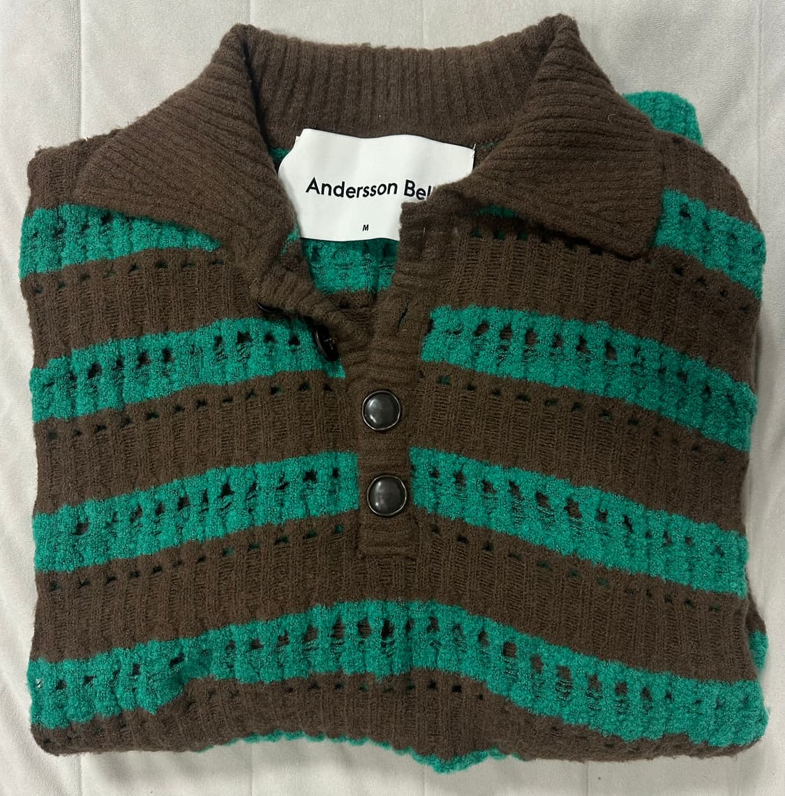 앤더슨벨 버블 스트라이프 니트 상품이미지2