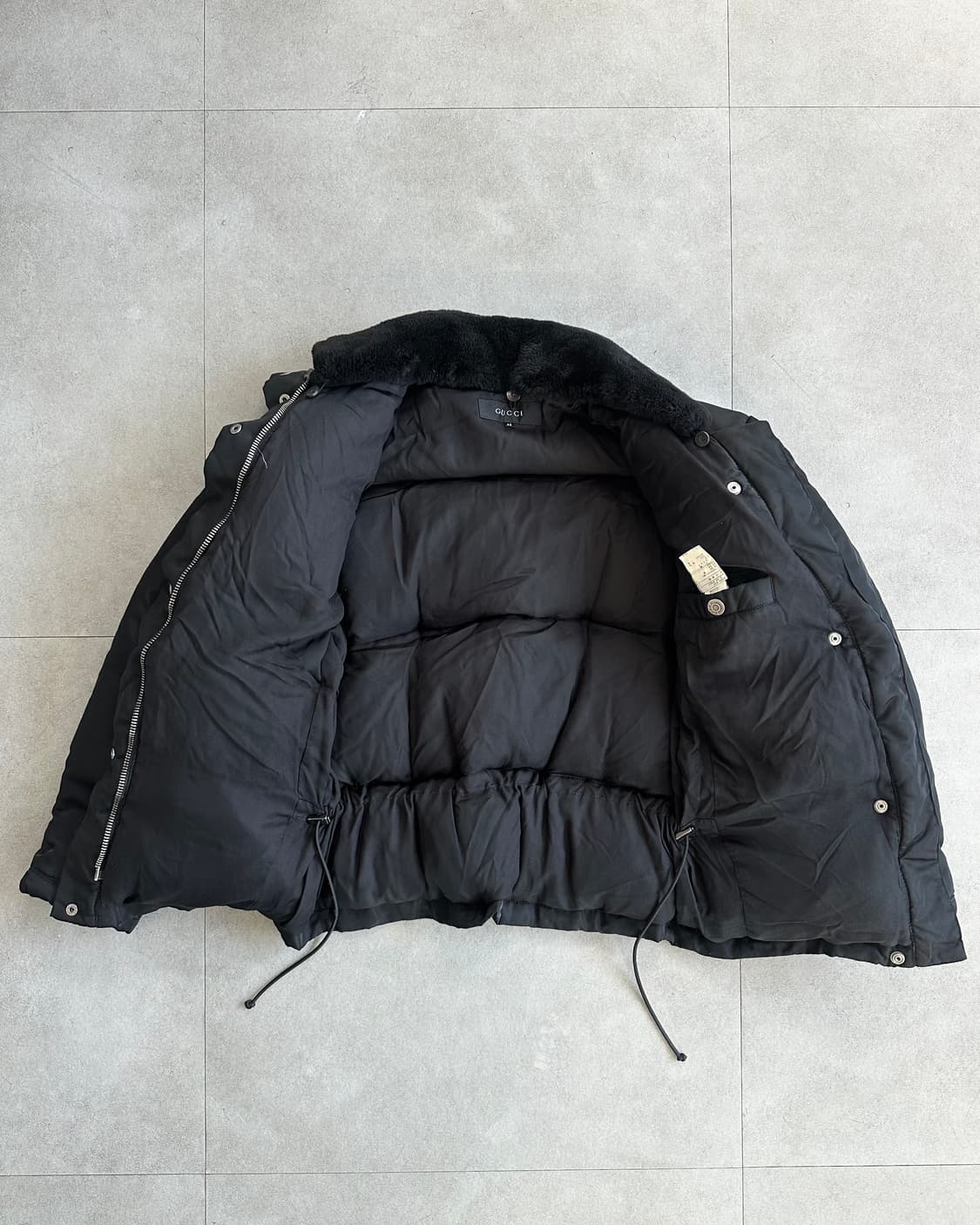 구찌 1998 톰포드 아카이브 시어링 구스다운 봄버 상품이미지4