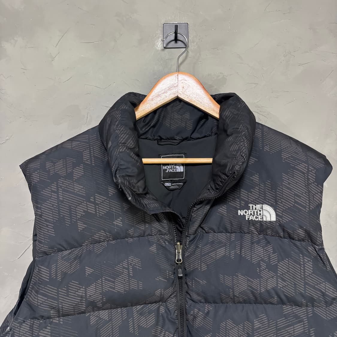 노스페이스 눕시 700 구스다운 패딩 조끼 패턴 상품이미지2