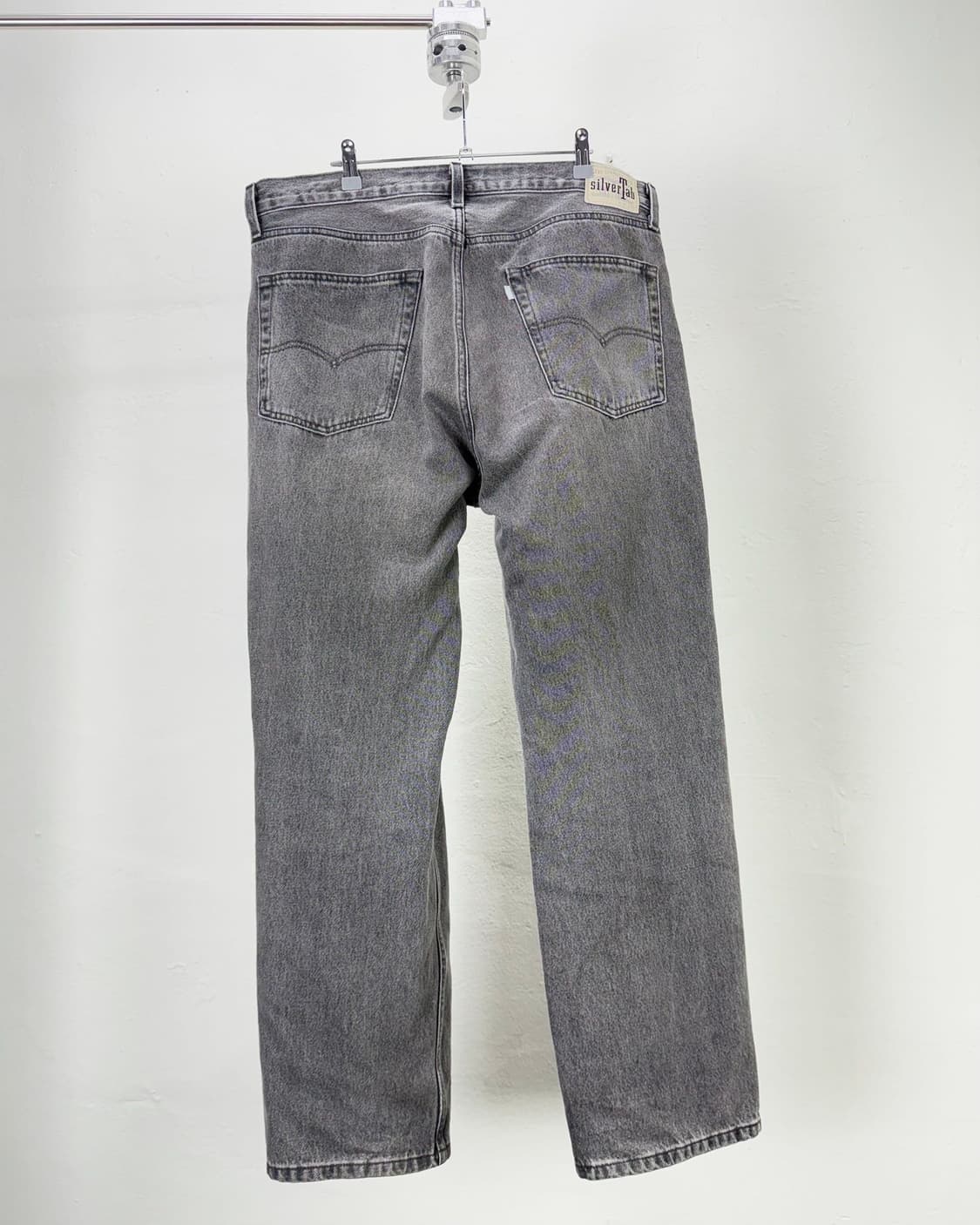 리바이스 실버탭 라이트 그레이 루즈 배기핏 데님 팬츠 상품이미지6