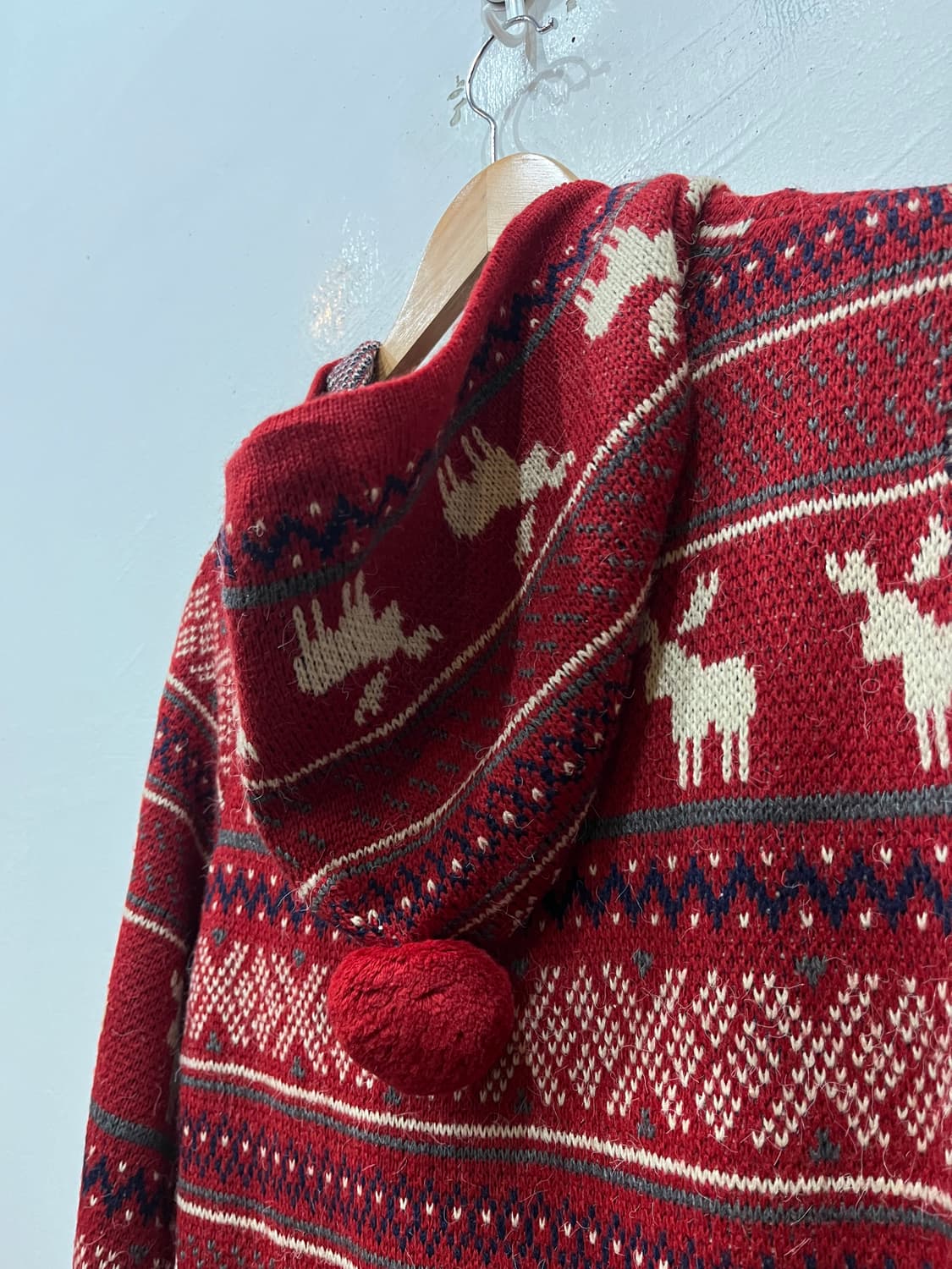 Olive de 노르딕 니트 후디 원피스 Made in JAPAN 상품이미지3