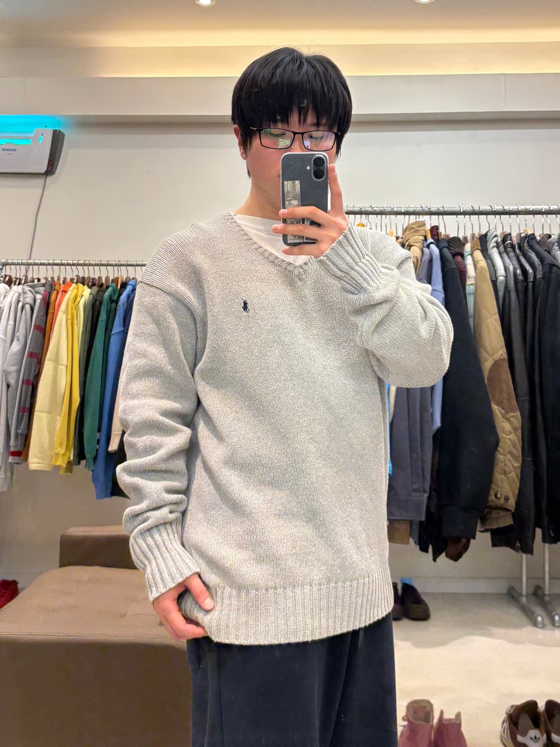 폴로 랄프로렌 브이넥 니트 상품이미지9