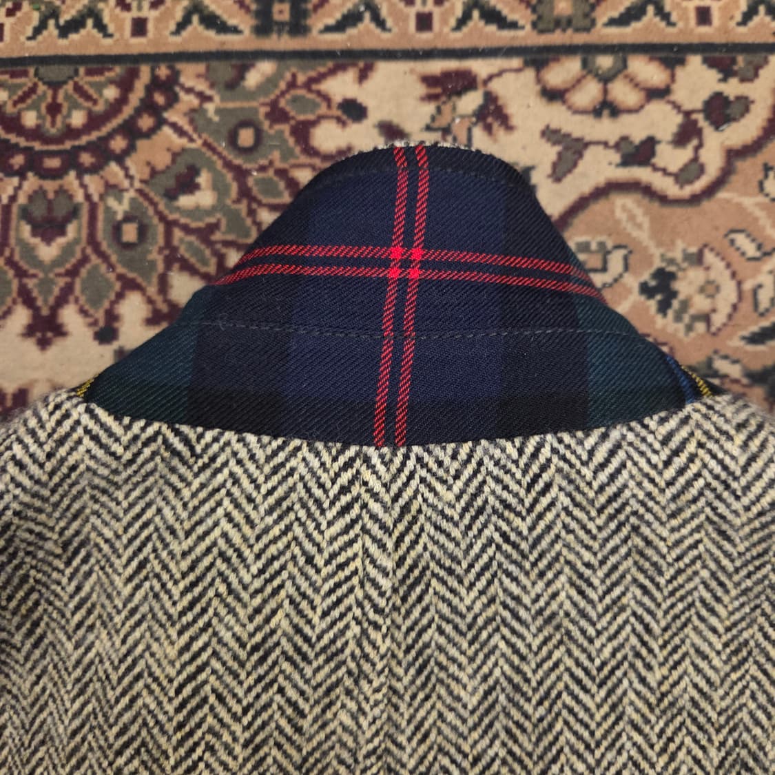 폴로 헤링본 엘보우 패치 자켓 스포츠 코트 블레이져 40r 상품이미지7