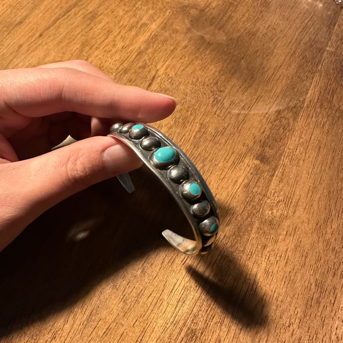 나바호 네이티브아메리칸 주얼리 터키석 뱅글 mex 925실버 상품이미지1