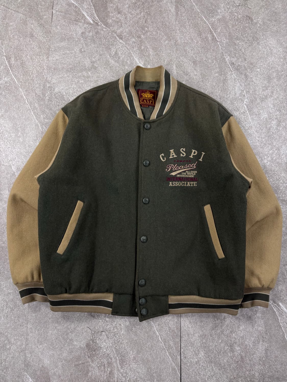 Caspi 90's Vintage Wool Varsity  상품이미지1