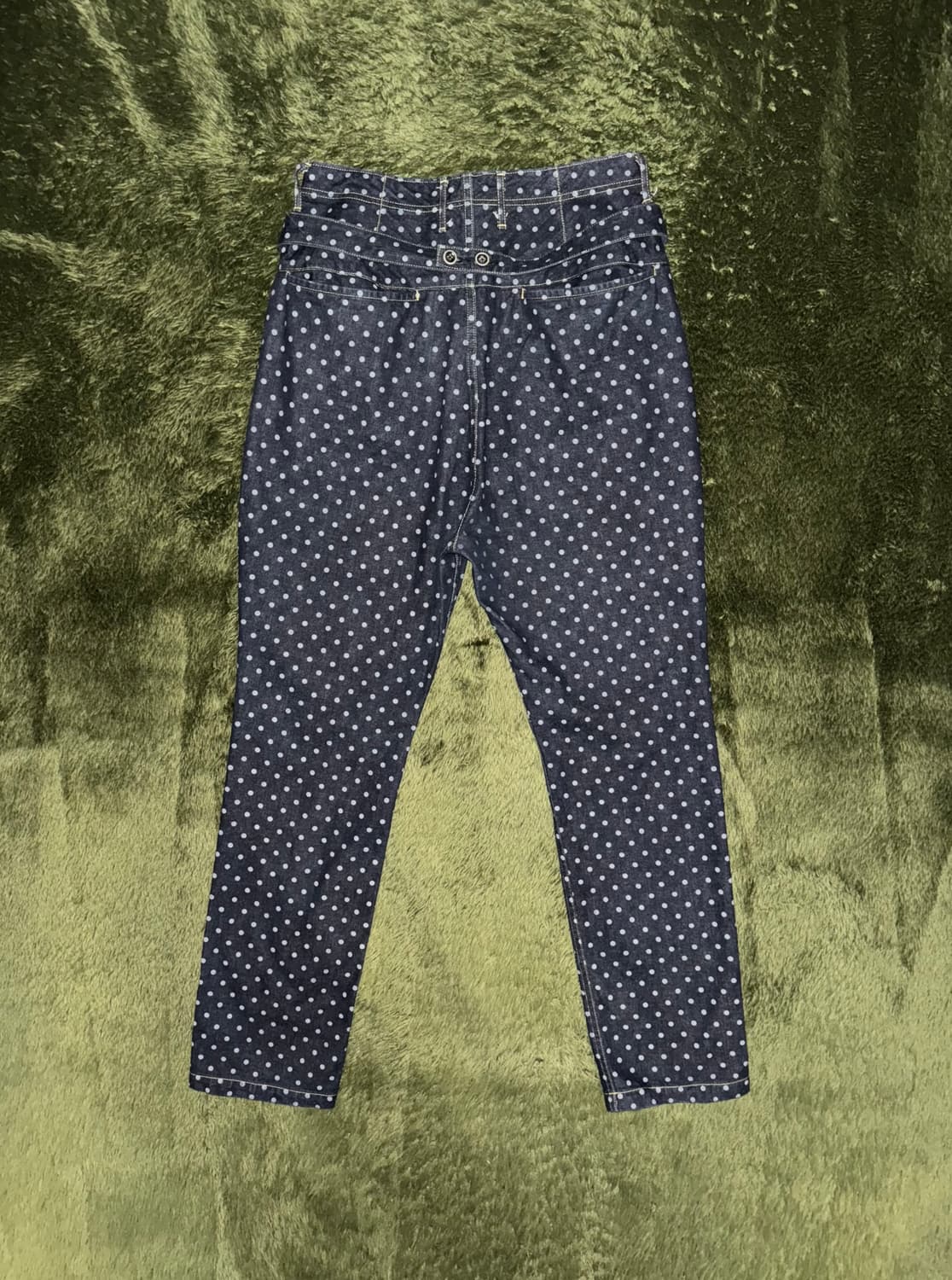 [2] KAPITAL 캐피탈 도트 패턴 버튼 플라이 데님 팬츠 상품이미지8