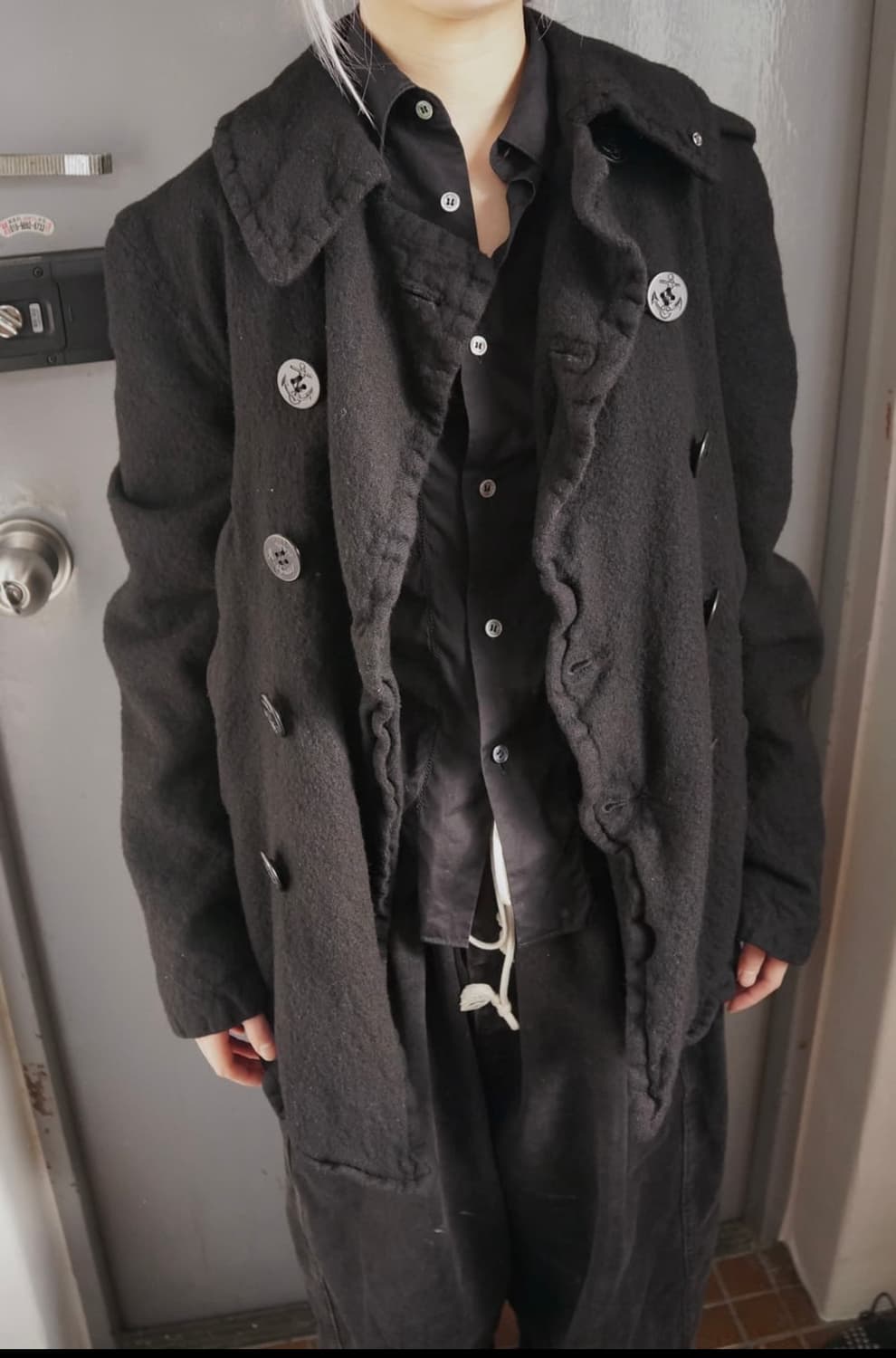 준야 와타나베 07aw 축융 피코트 상품이미지1