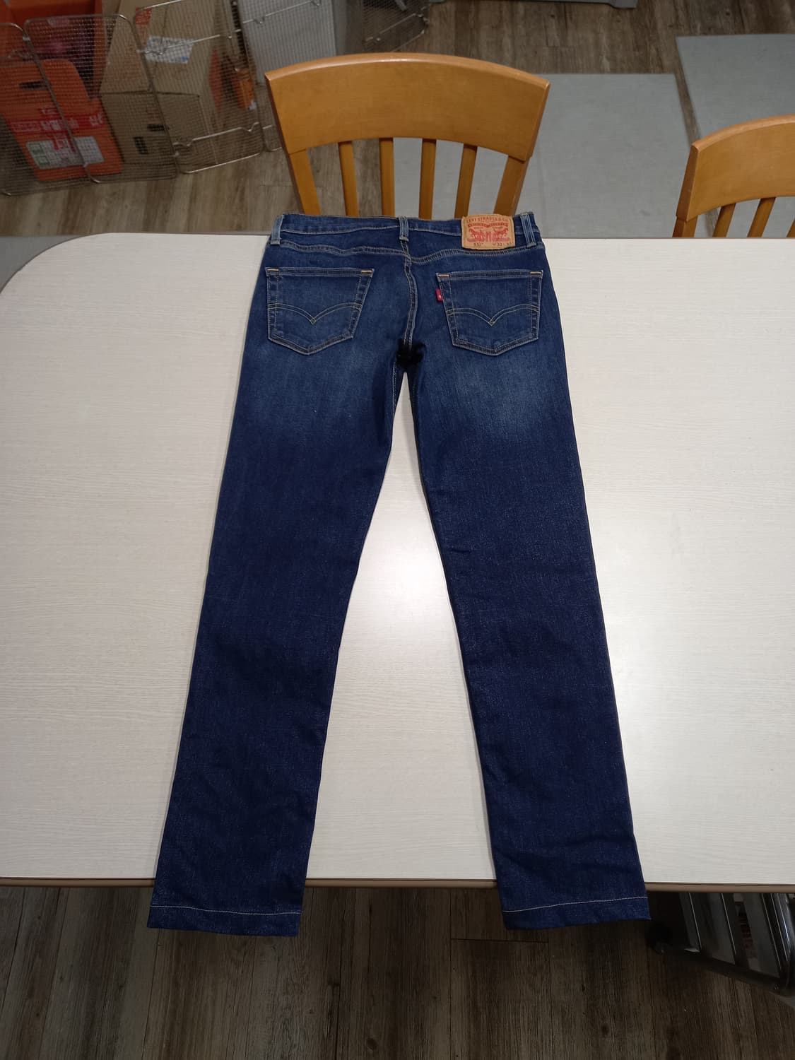 30 리바이스511 워싱 스판 슬림일자진 30-166 상품이미지2