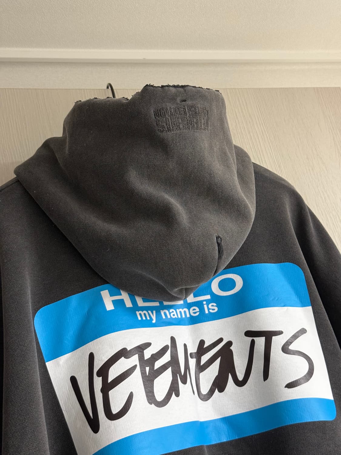 [M] 베트멍 마이네임이즈 집업 후드 그레이색상 상품이미지4