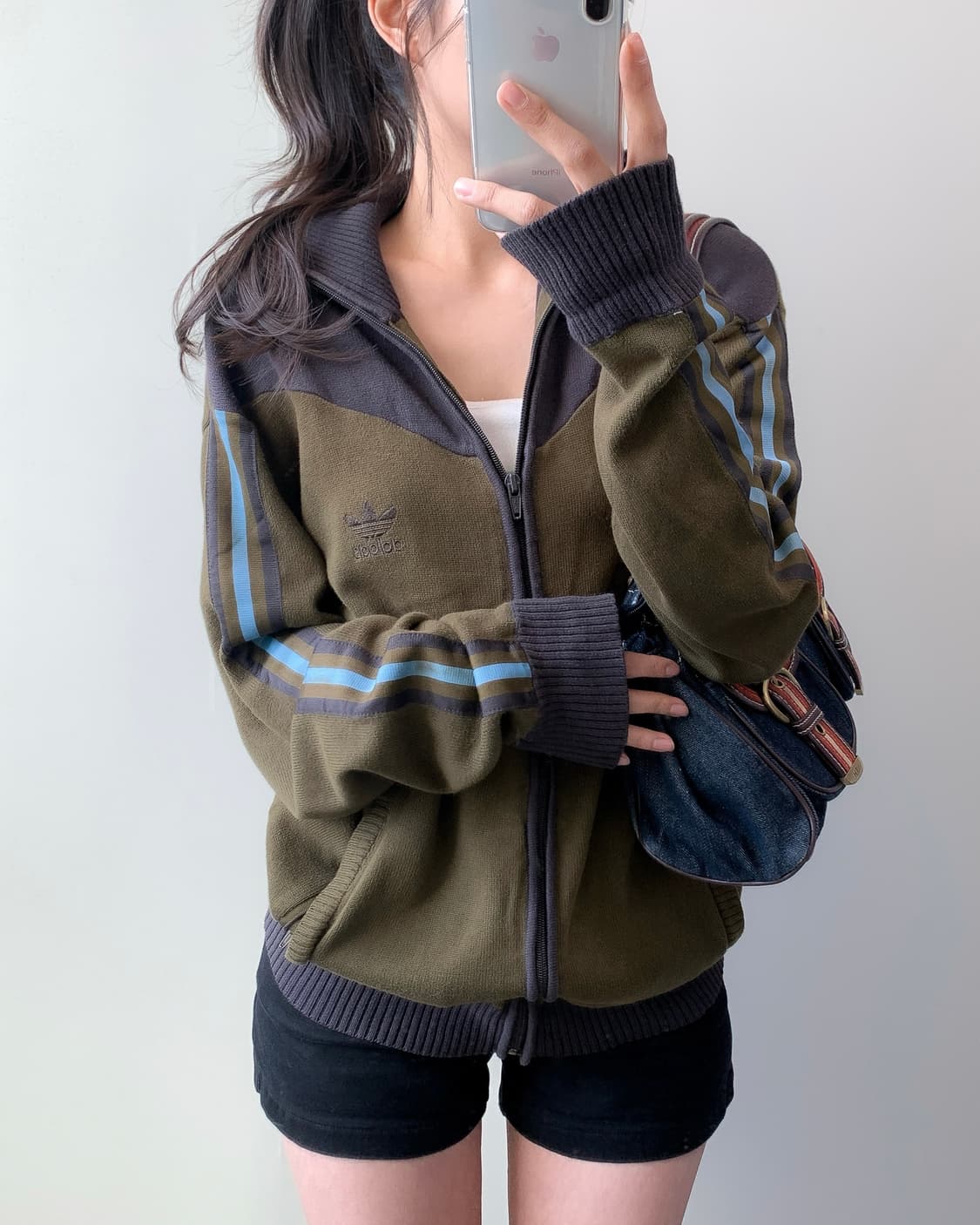 아디다스 니트 집업 상품이미지1