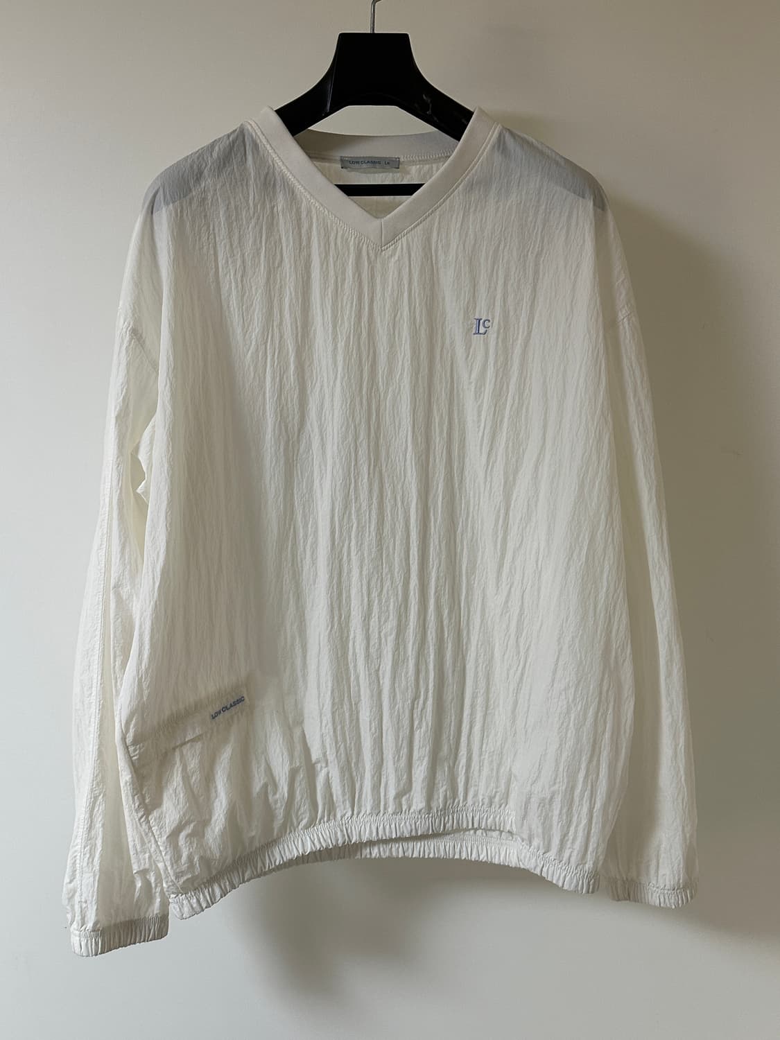 Low Classic LC 로우클래식 엘씨 나일론 스웨트셔츠 화이트 XL 상품이미지7