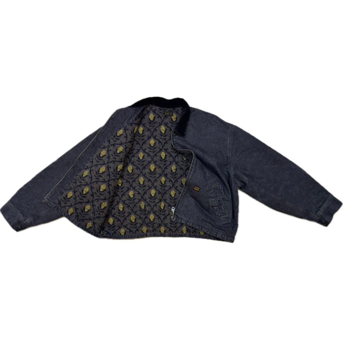 캐피탈 14온즈 데님 티백 드리즐러 자켓 블랙 키나리 4사이즈 상품이미지1