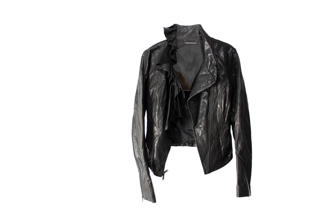 Diane von Furstenber 다이앤본퍼스텐버그 프릴 레더 자켓 상품이미지7