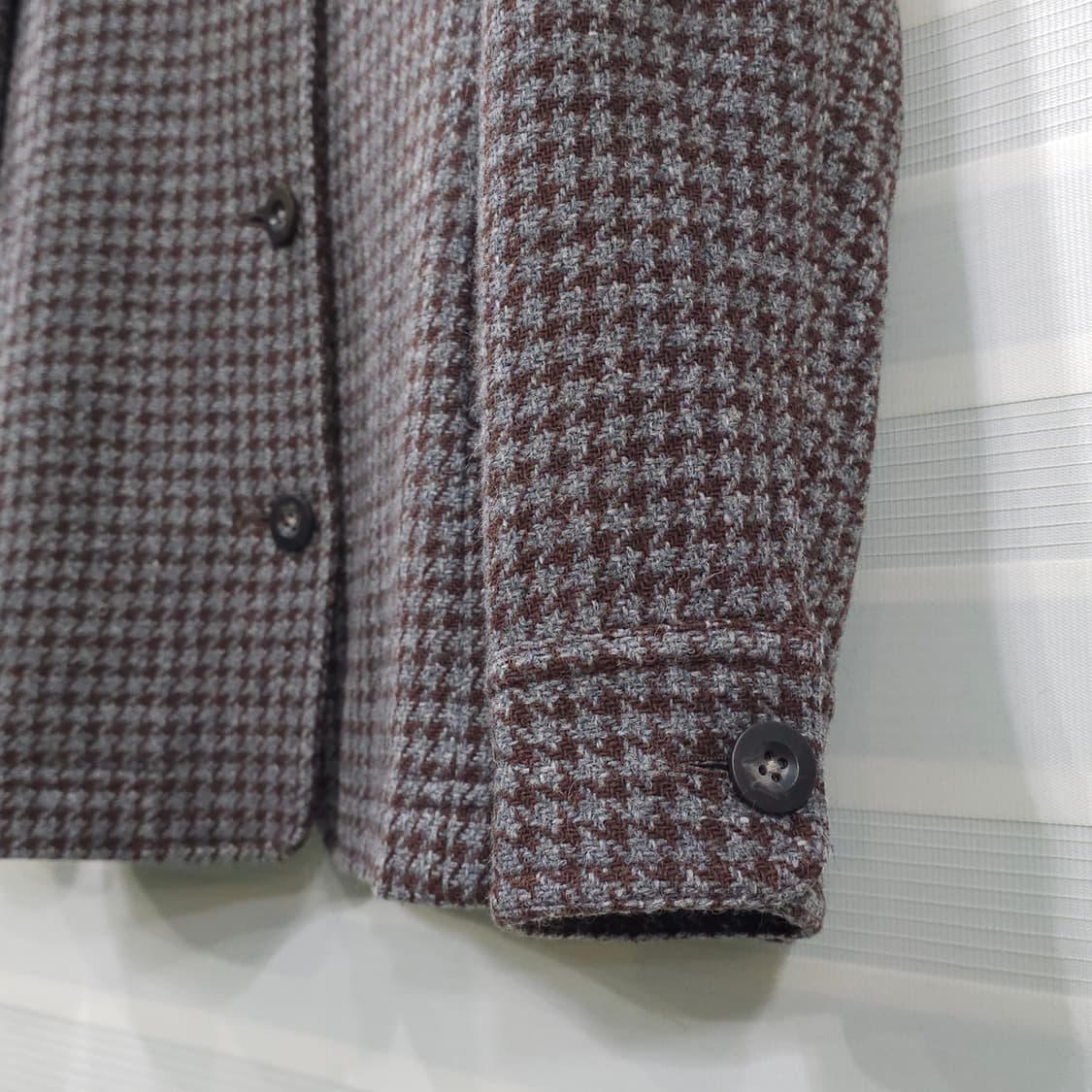 에디바우어 하운드투스 체크 자켓- 우먼L 상품이미지3