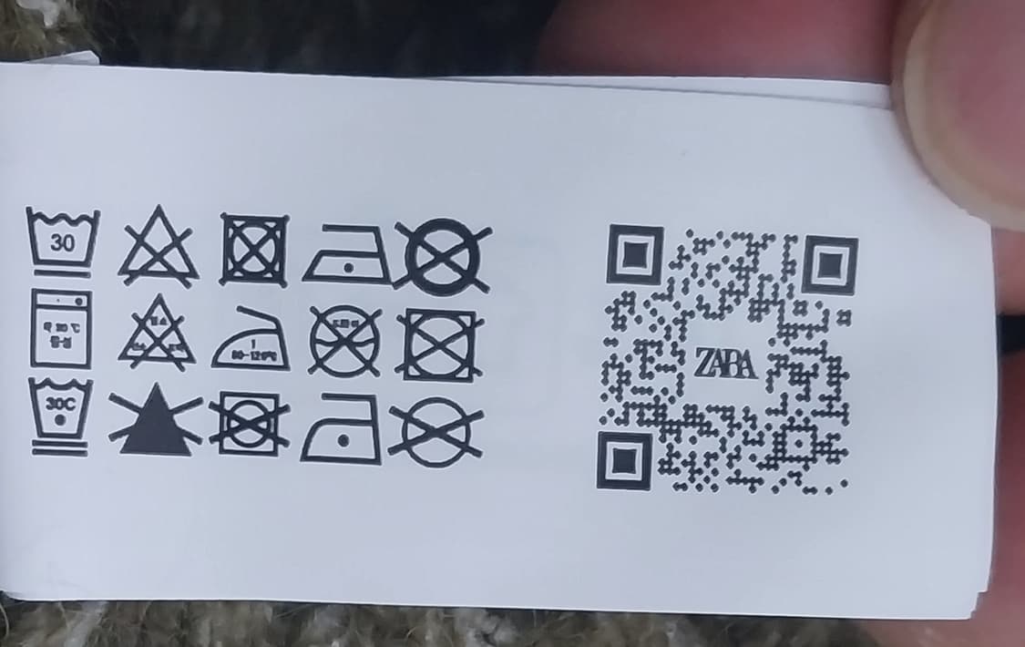 ZARA 카키 와플 니트 스웨터 XL 상품이미지4