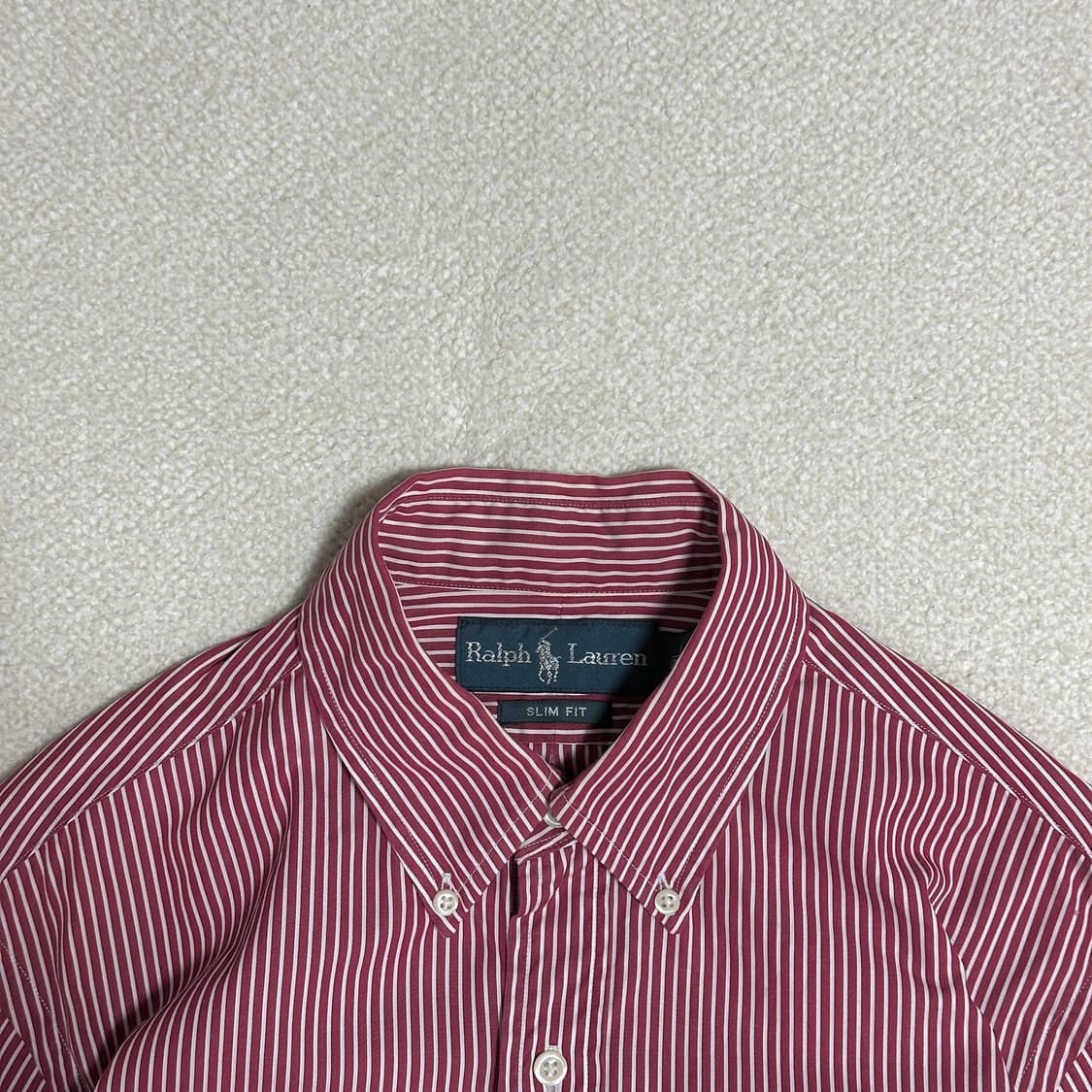 폴로 랄프 로렌 슬림핏 스트라이프 셔츠 상품이미지5