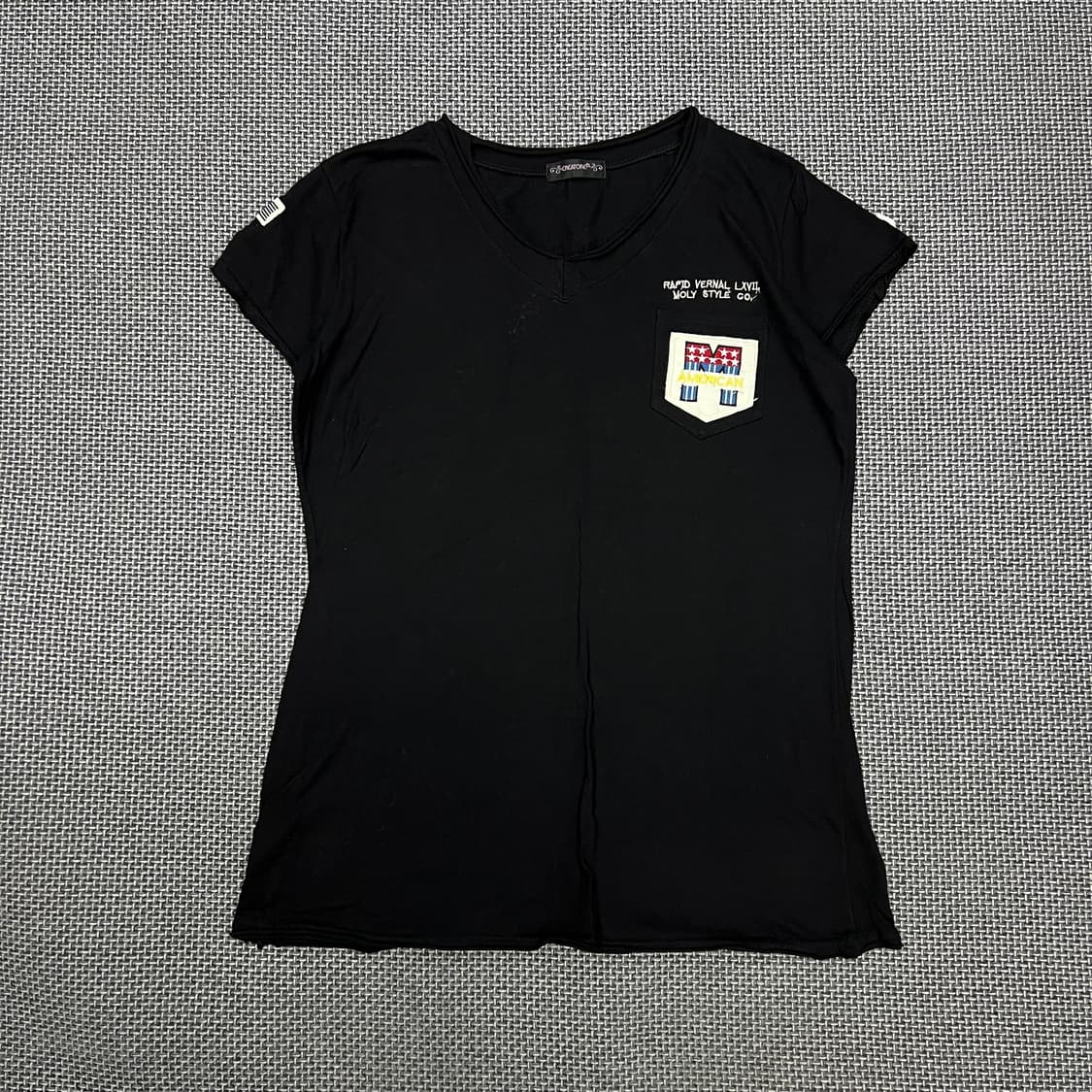 끄레아또레 그런지 블랙 반팔 상품이미지1