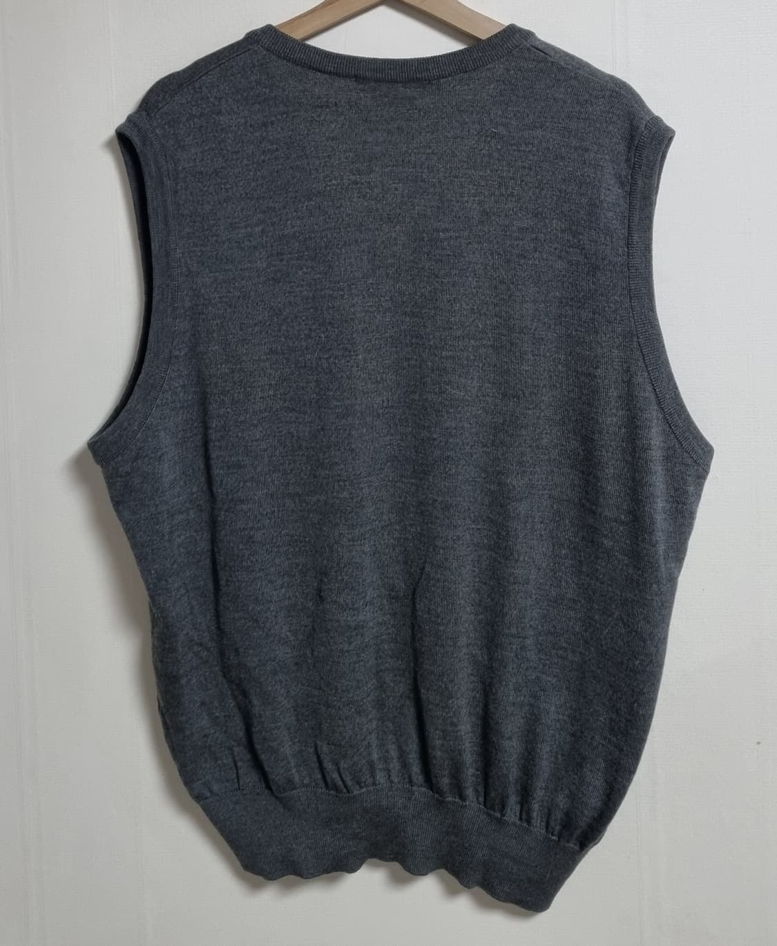 105) 입생로랑 빈티지 그레이 니트조끼 상품이미지2