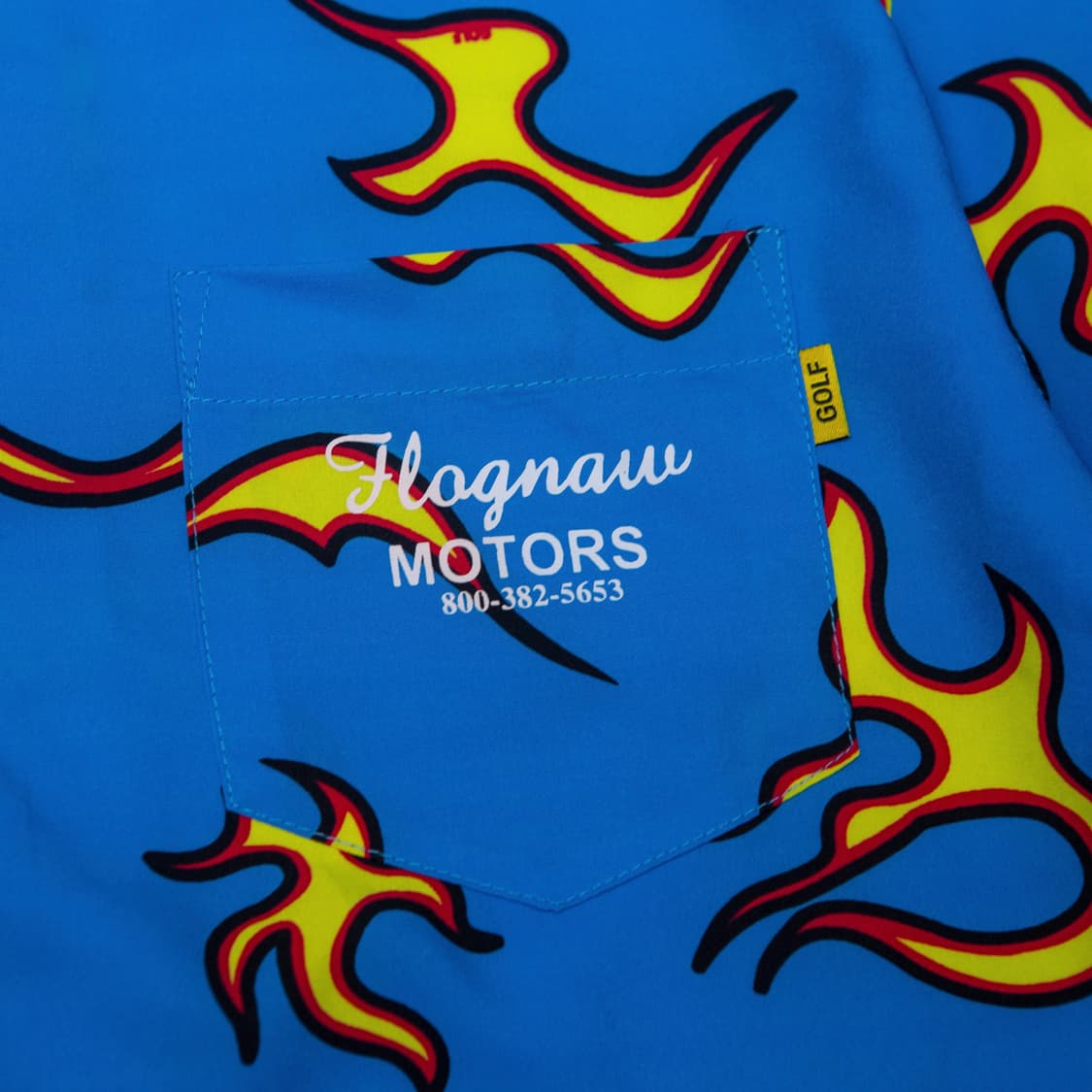 골프왕 Flog Gnaw Motors 플레임 셔츠 상품이미지4