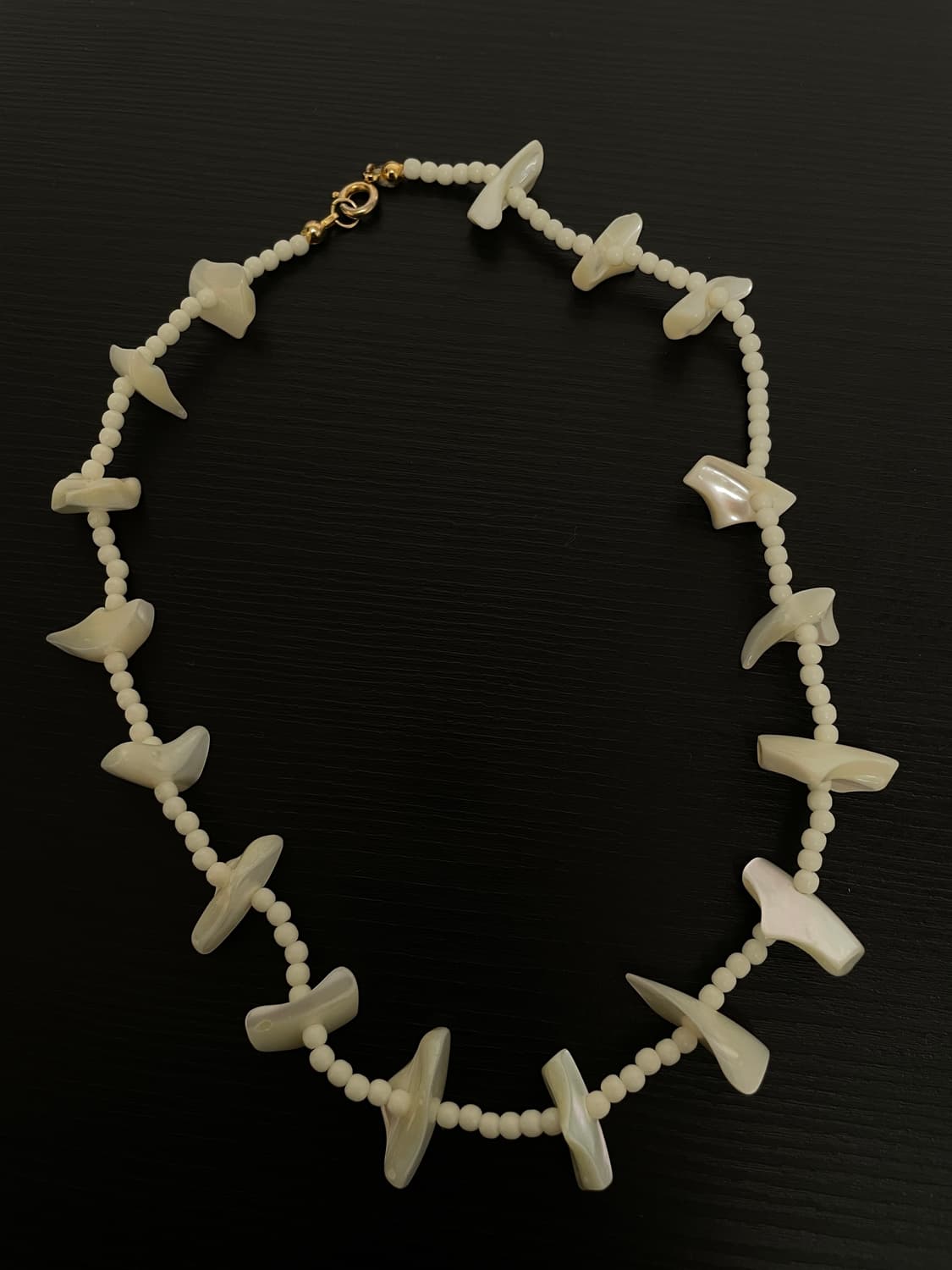 빈티지 조개 비즈 목걸이 상품이미지1