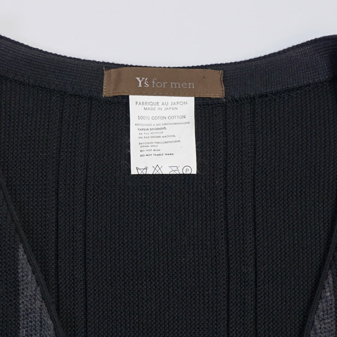 요지야마모토 스트라이프 베스트 상품이미지7