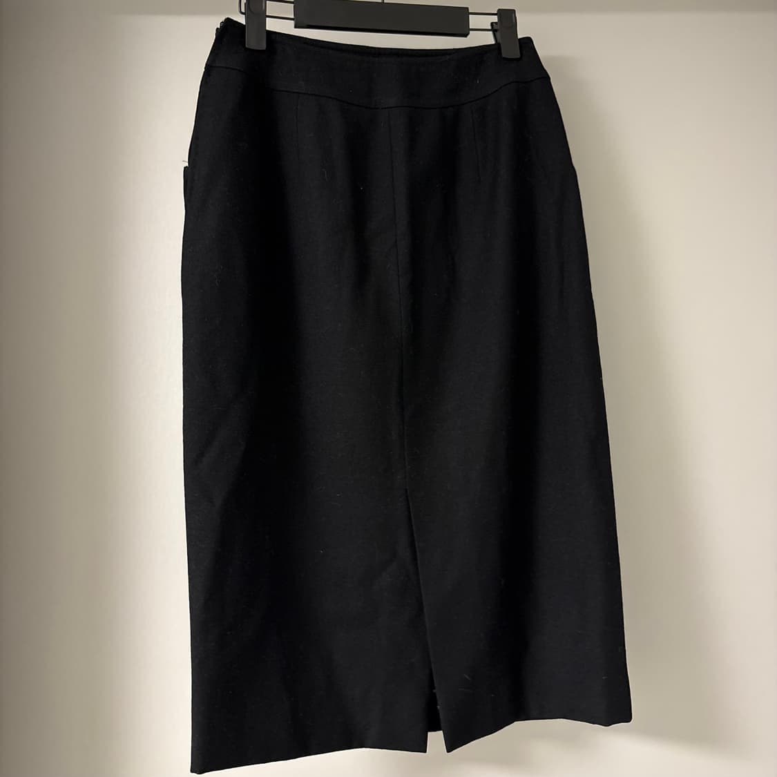 Italy pure wool skirt black 상품이미지2
