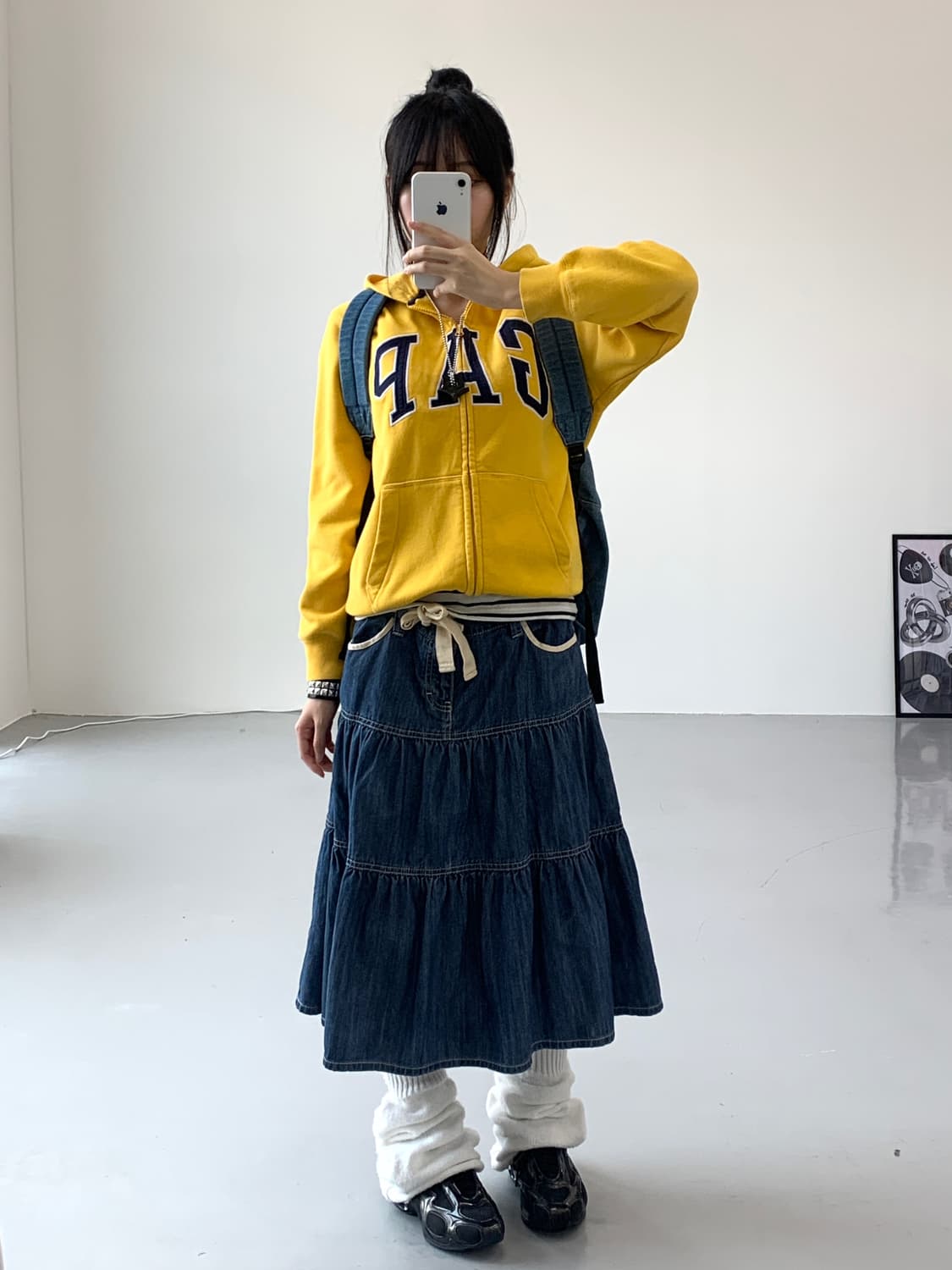 Tommy Hilfiger Denim Midi Skirts 상품이미지4