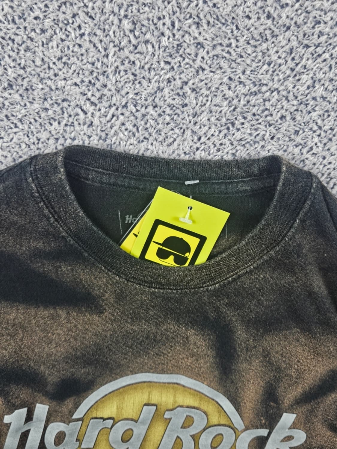 하드락카페 로마 다잉워시드 커스텀 반팔 티셔츠 ( L ) / 11372 상품이미지10